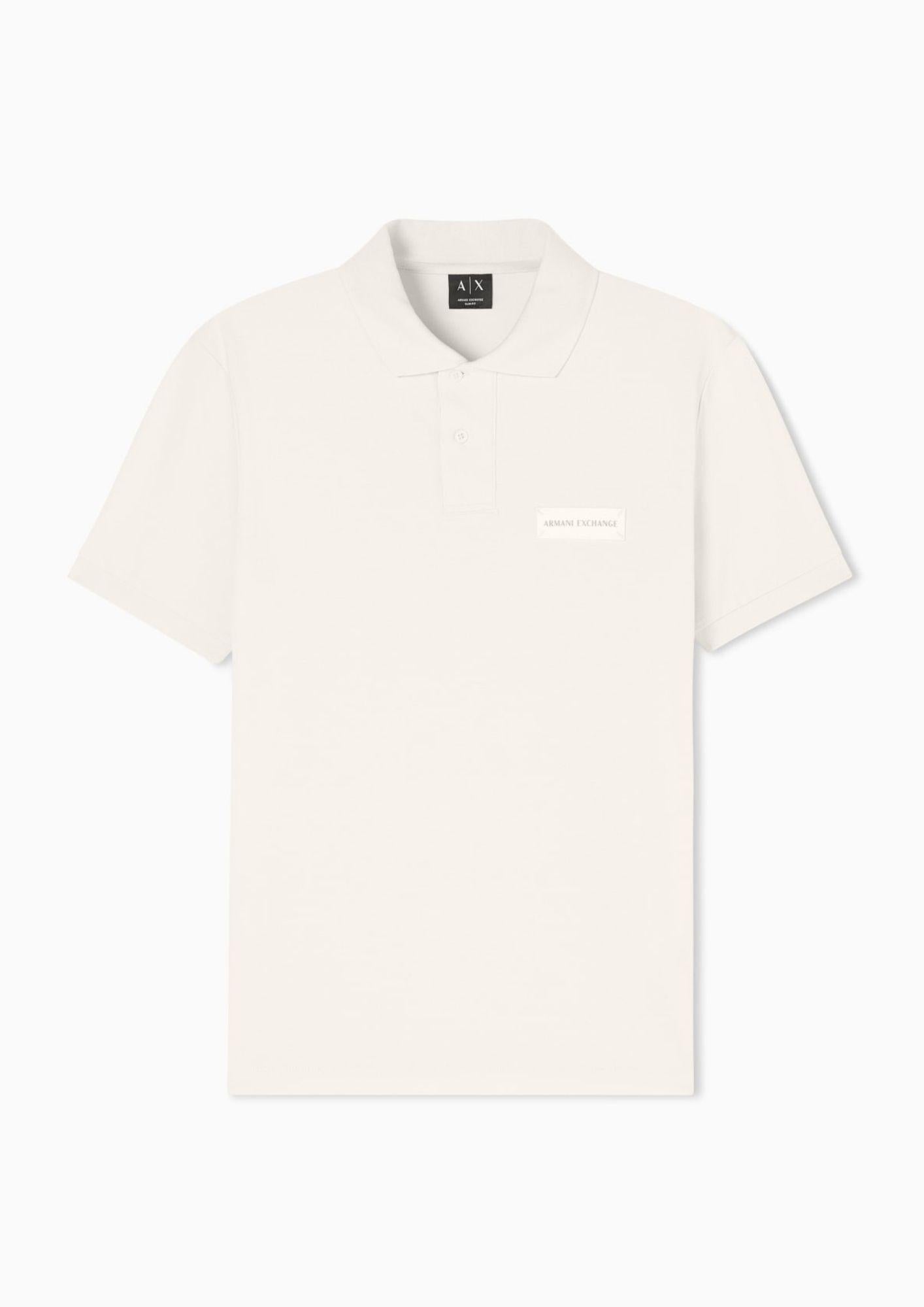 Armani Exchange Polo Uomo Bianca XM002390 AF13026 U1074 ARMANI EXCHANGE