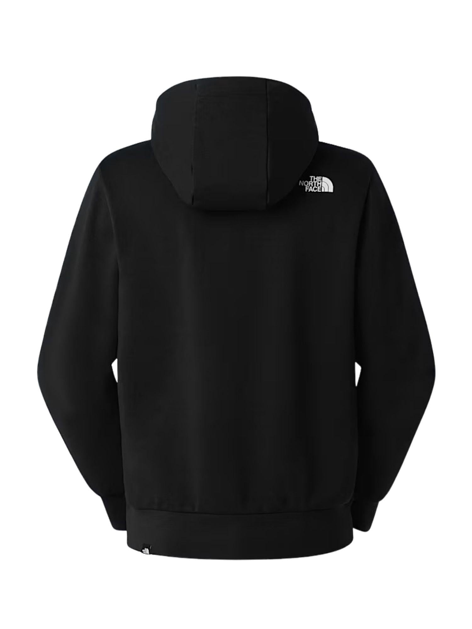 The North Face Felpa Uomo Nero con Cappuccio Simple Dome Light Regular NF0A8GQ7 JK3 THE NORTH FACE