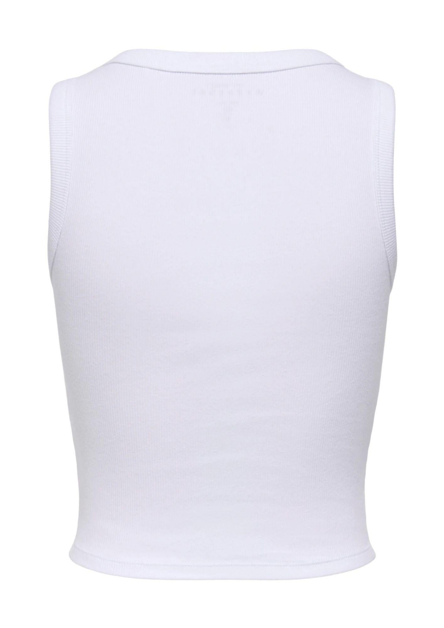 Only Canotta Donna Easy Bianca 15315571 Bright White ONLY