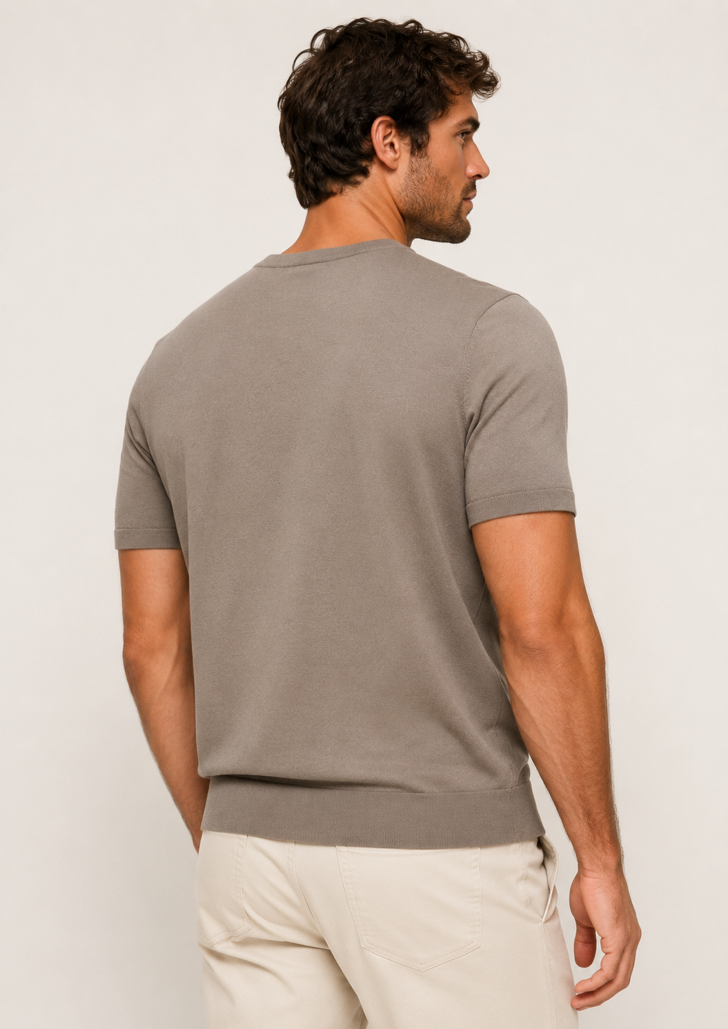 Armani Exchange Maglia Uomo Beige 8NZM5C ZM3JZ U6107 ARMANI EXCHANGE