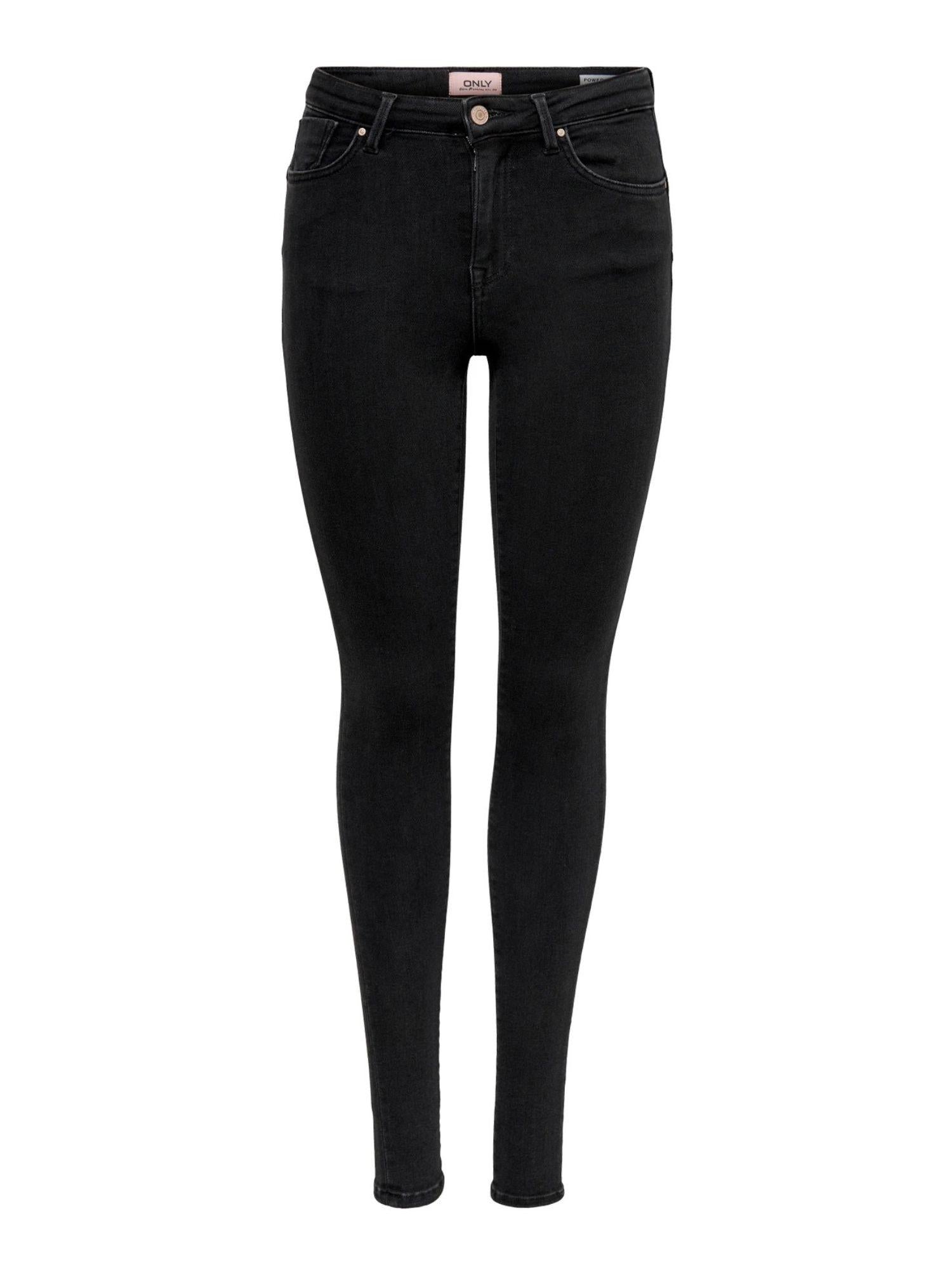 Only Jeans Donna Skinny Fit Nero Onlpower 15181958 Black ONLY