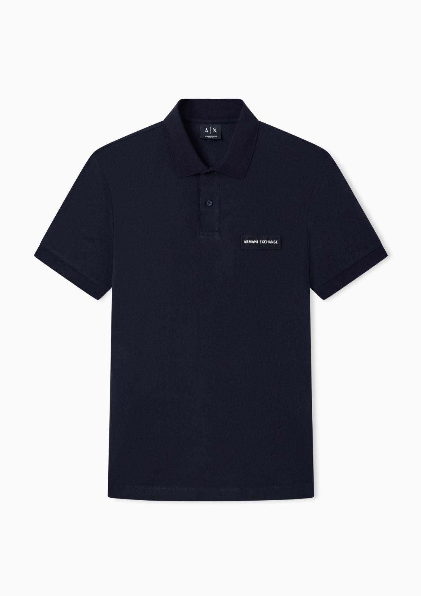Armani Exchange Polo Uomo Blu Navy XM002390 AF13026 UB101 ARMANI EXCHANGE