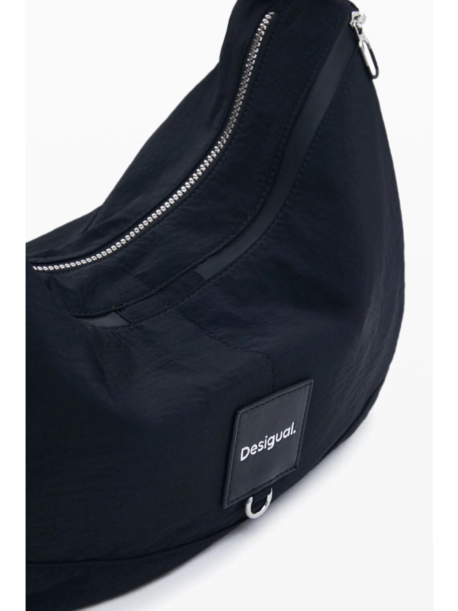 Desigual Borsa da viaggio media in nylon Donna Nero 25WAXY15 2000 DESIGUAL