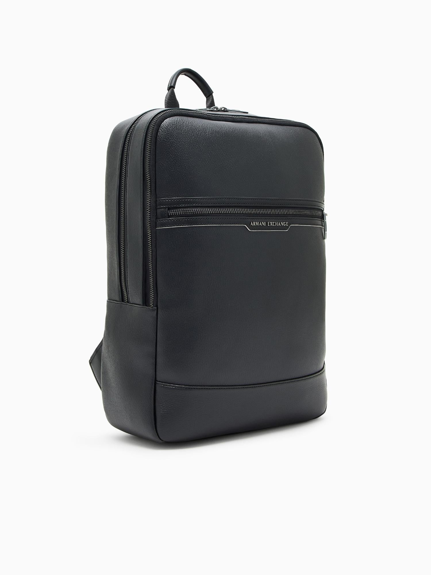 Armani Exchange Zaino Unisex squadrato con logo Nero XM001600 AF17205 MC105 ARMANI EXCHANGE