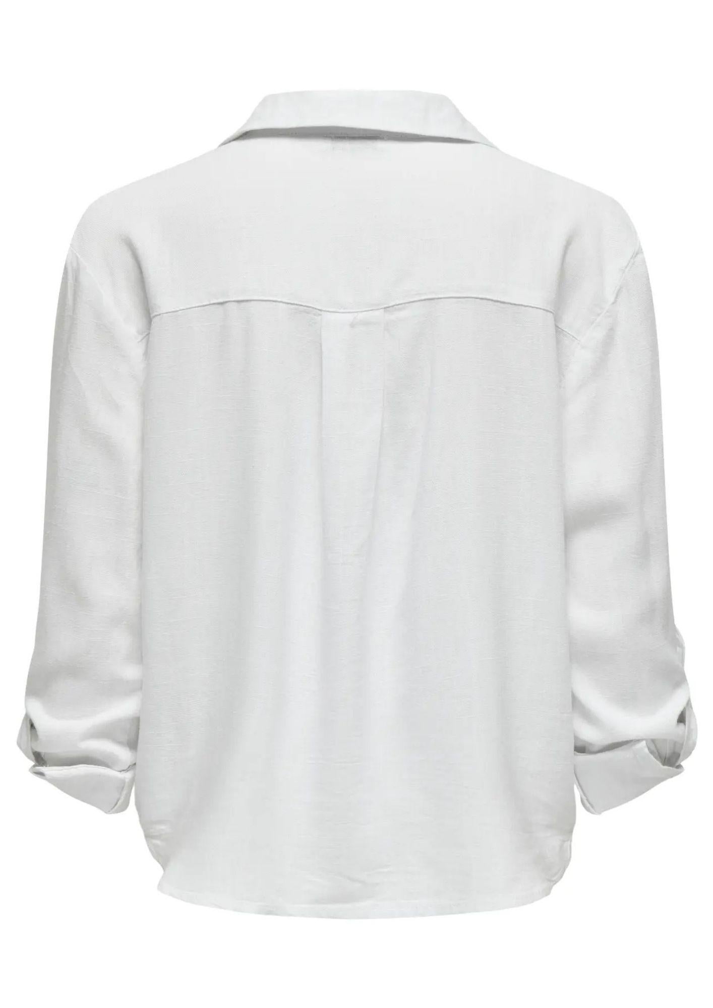 Jacqueline De Yong Camicia Donna Caya Bianca 15346548 Bright White JACQUELINE DE YONG