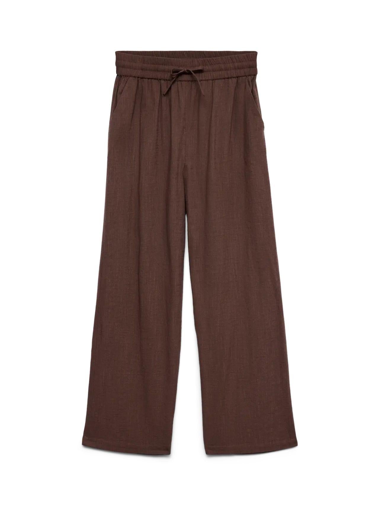 Vero Moda Pantalone Donna Caia Marrone Cioccolato 10333796 Chocolate Martini VERO MODA