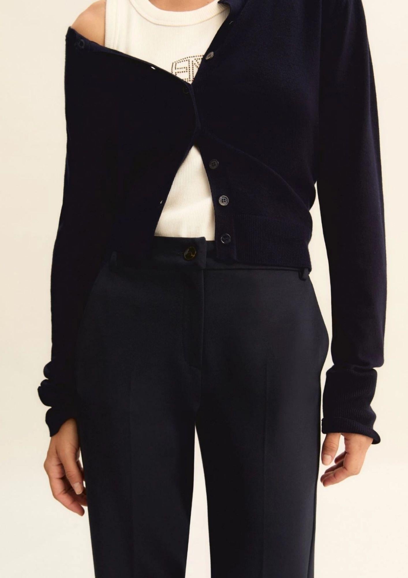 Emme Marella Pantalone Donna Emmflare Blu 2615781011200 003 EMME MARELLA