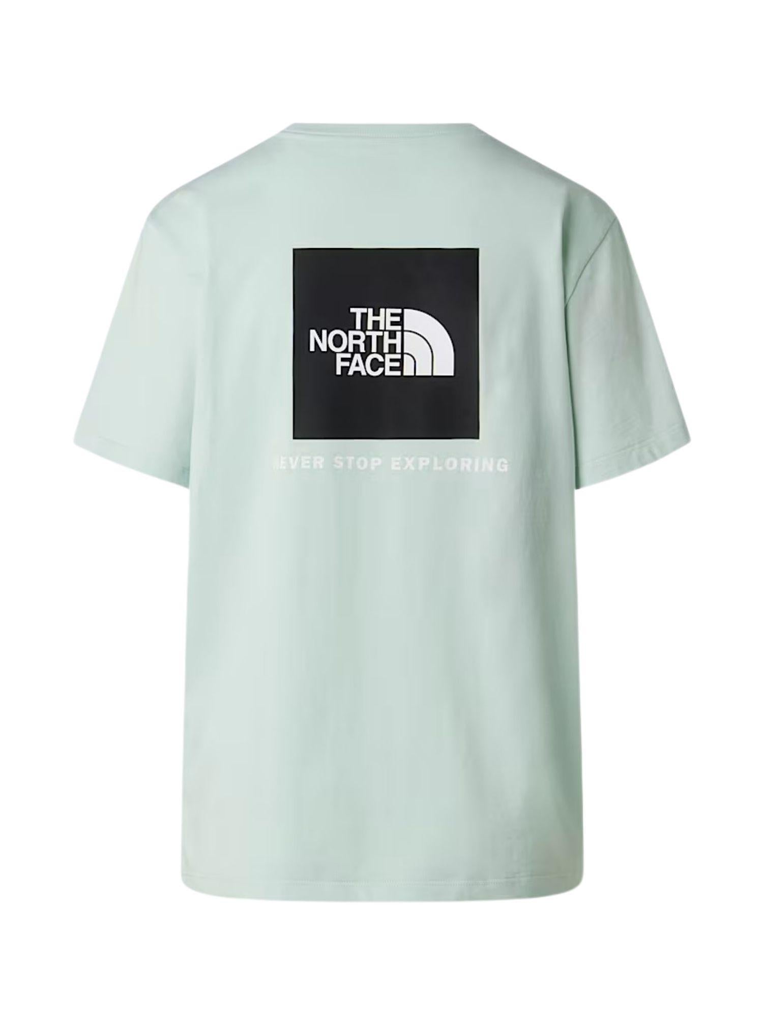 The North Face T-Shirt Donna Opal Frost Evolution NSE Box Relaxed NF0A8B6W G70 THE NORTH FACE