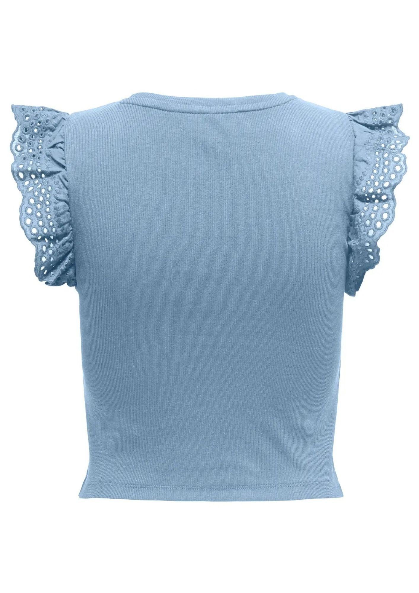 Only Top Donna Mathilda Azzurro 15308890 Soft Chambray ONLY