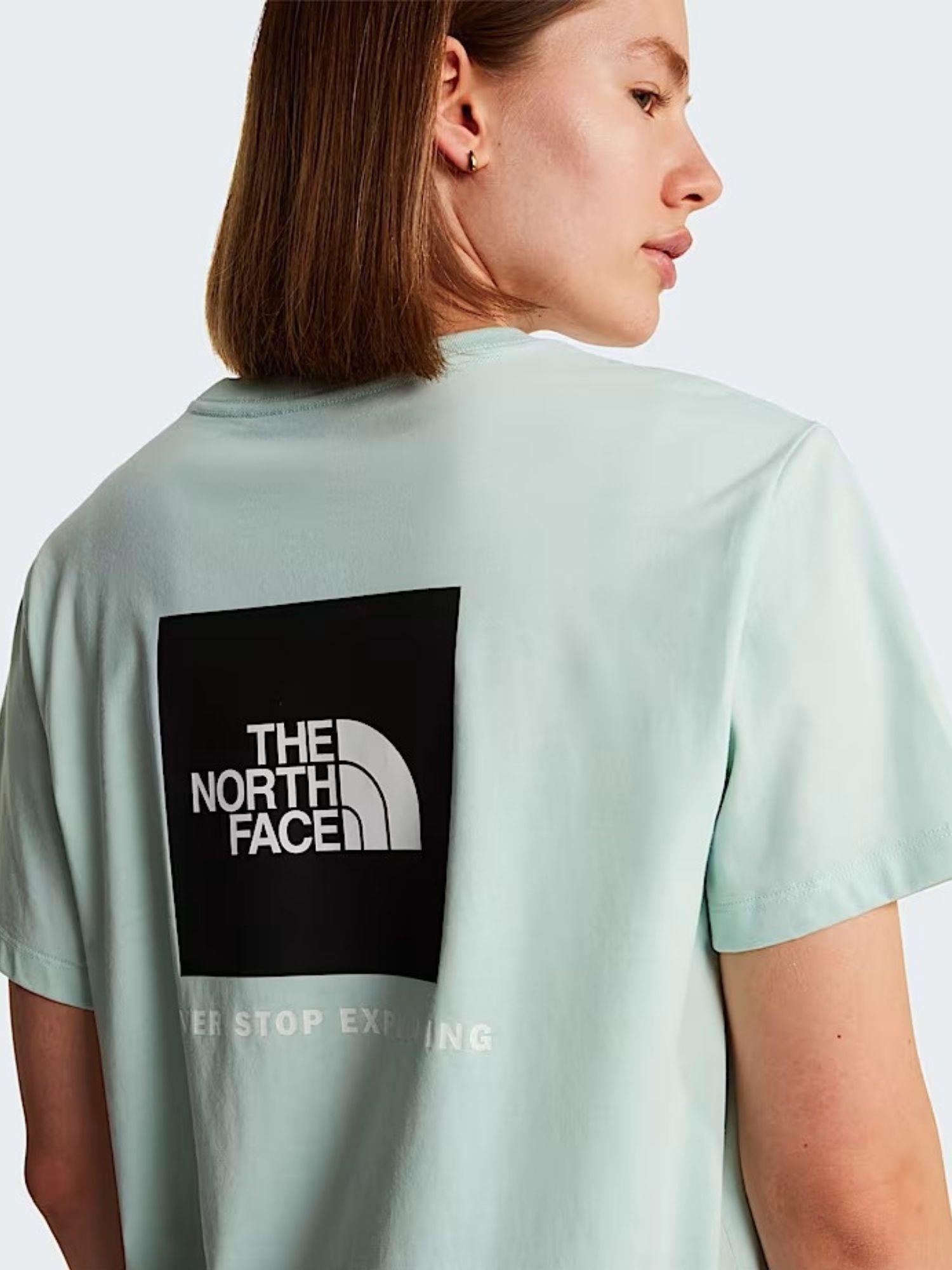 The North Face T-Shirt Donna Opal Frost Evolution NSE Box Relaxed NF0A8B6W G70 THE NORTH FACE