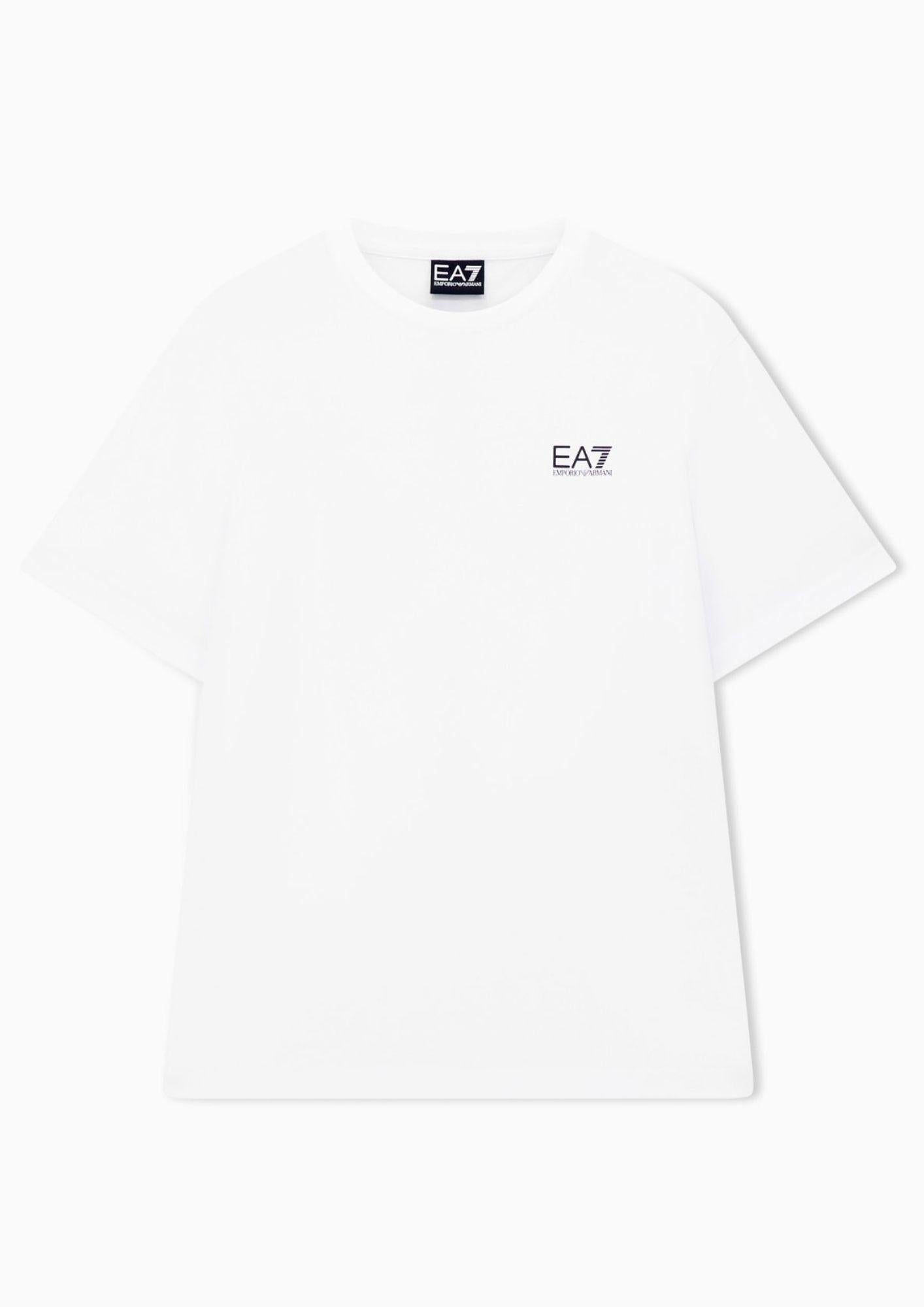 EA7 Emporio Armani T-Shirt Uomo Bianca 7M000567 AF10375 M0003 EA7 EMPORIO ARMANI