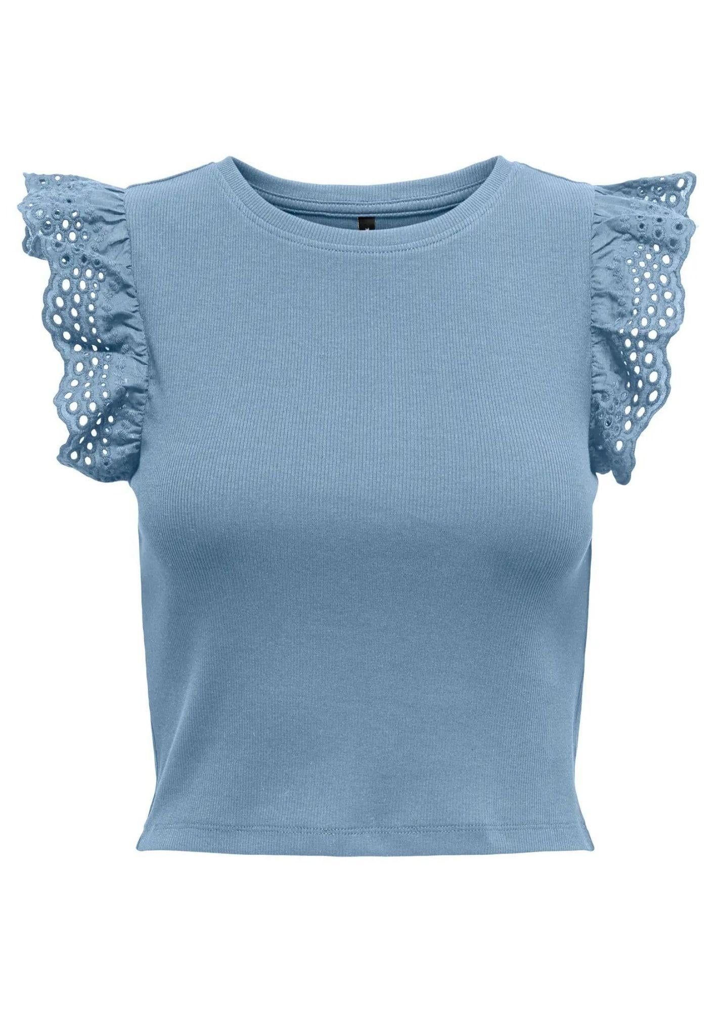 Only Top Donna Mathilda Azzurro 15308890 Soft Chambray ONLY