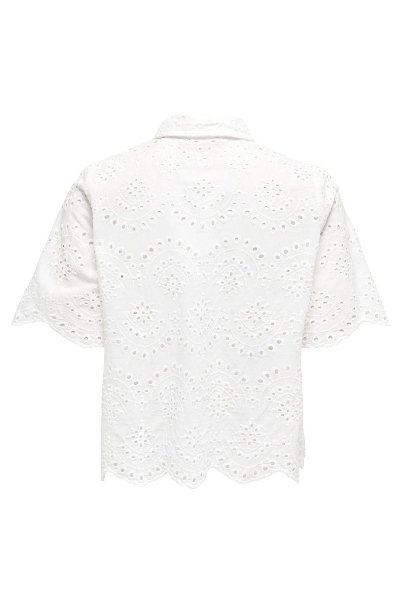 Only Camicia Donna Valais Bianco 15351106 Cloud Dancer ONLY