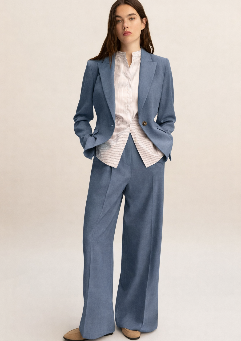 Emme Marella Completo Donna Emmslogan Azzurro Denim 2615091011200 004 EMME MARELLA