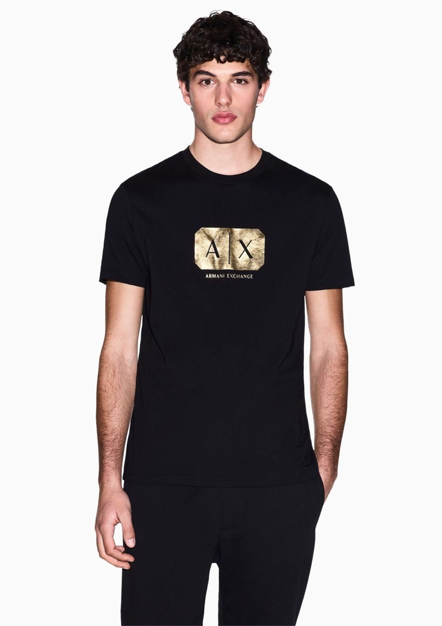 Armani Exchange T-Shirt Uomo Nera XM002826 AF12308 UC001 ARMANI EXCHANGE