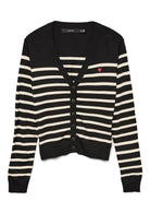 Vero Moda Cardigan Donna Nero e Bianco 10331422 Black W. BIRCH VERO MODA