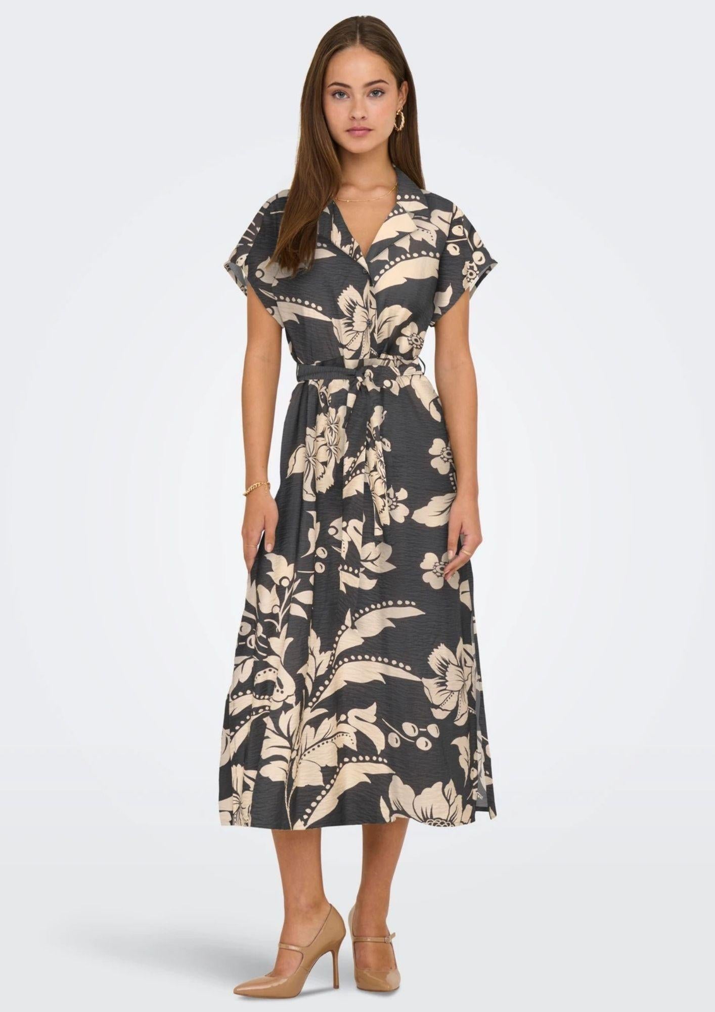 Jacqueline De Yong Vestito Donna Troya Nero Fantasma 15347216 Phantom JACQUELINE DE YONG