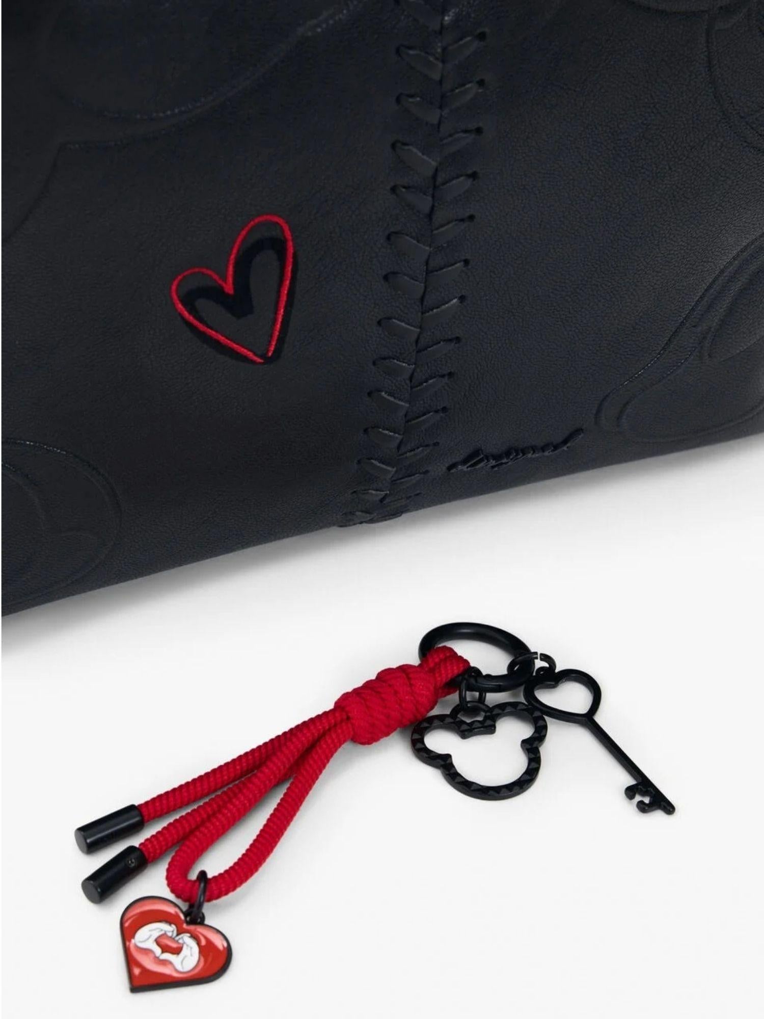 Desigual Zaino Donna Backall Mickey pu Sumy Nero 26SAKP43 2000 DESIGUAL