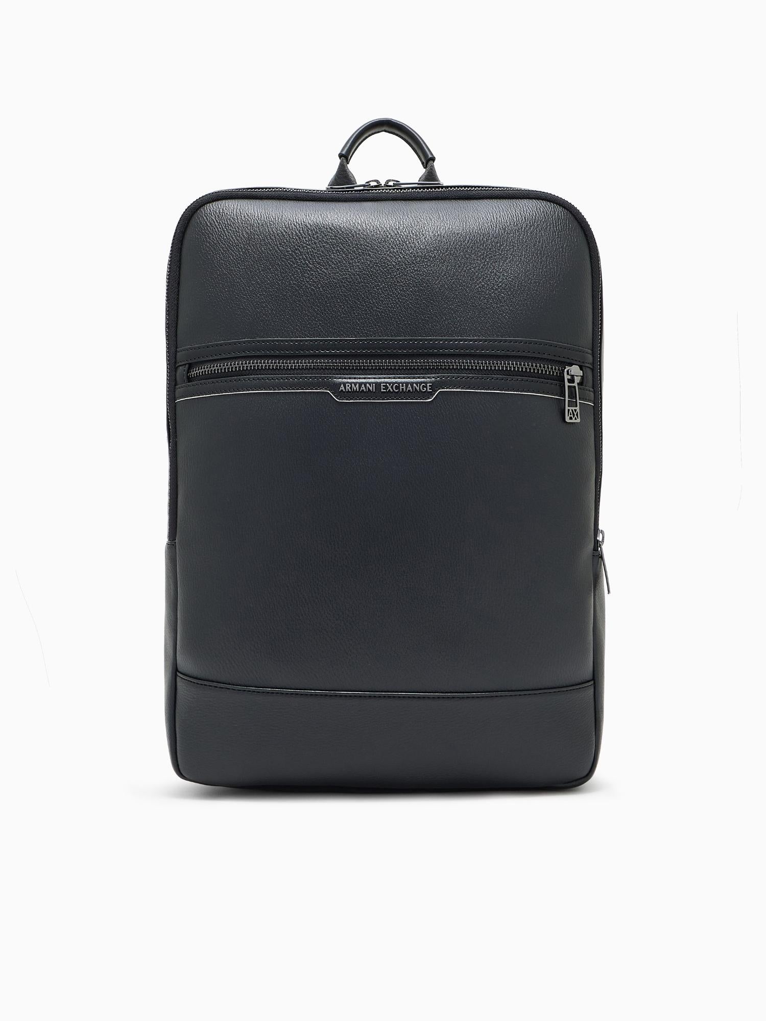 Armani Exchange Zaino Unisex squadrato con logo Nero XM001600 AF17205 MC105 ARMANI EXCHANGE