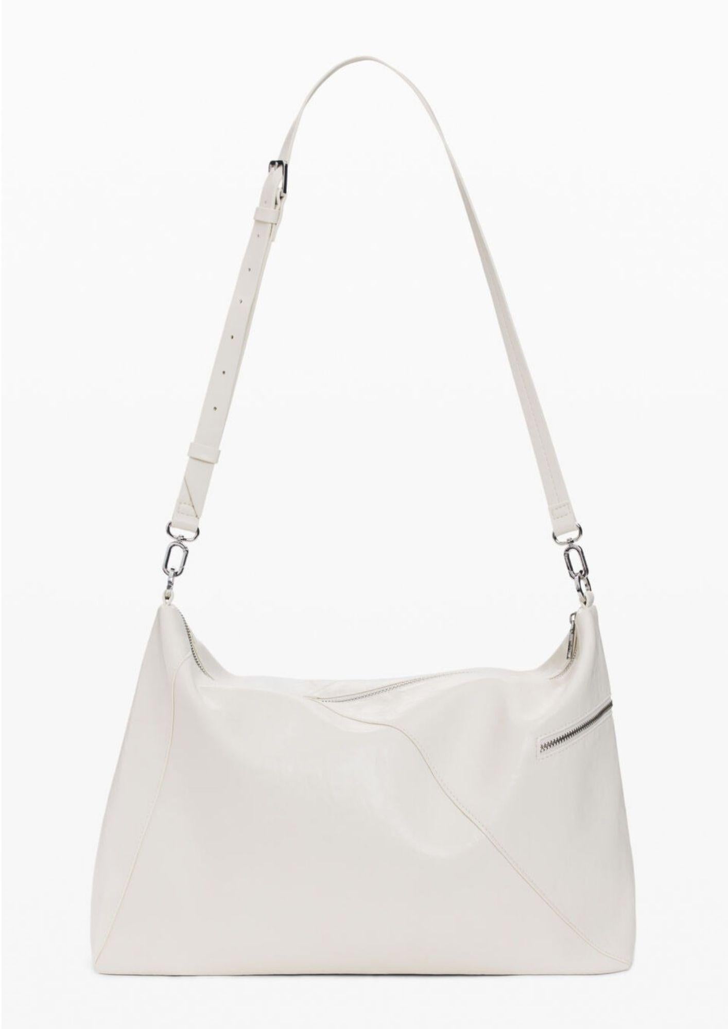 Desigual Borsa Donna Bag Half Logo Leiria 2.0 Ecru 26SAXPA7 1008 DESIGUAL