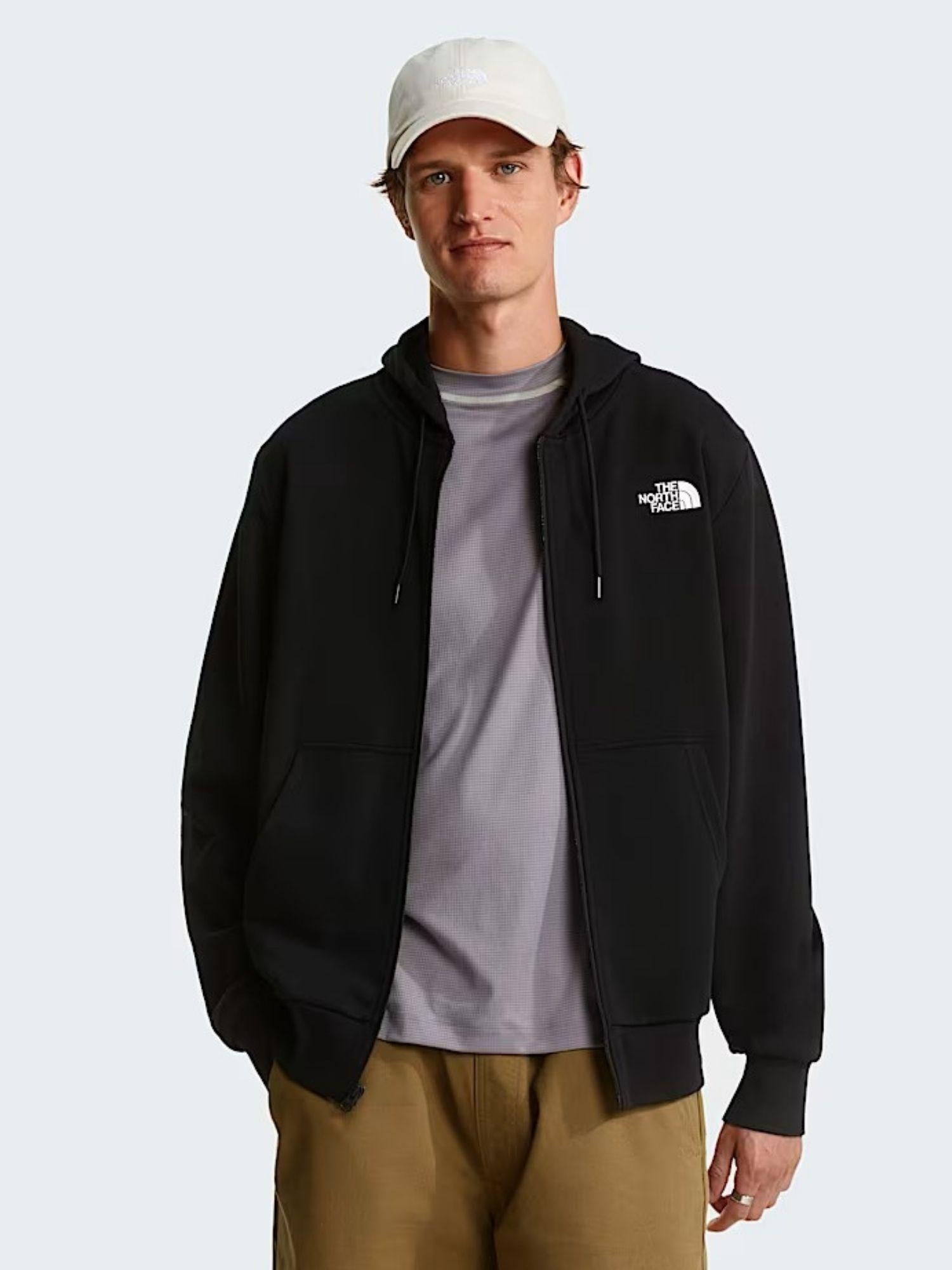 The North Face Felpa Uomo Nero con Cappuccio Simple Dome Light Regular NF0A8GQ7 JK3 THE NORTH FACE