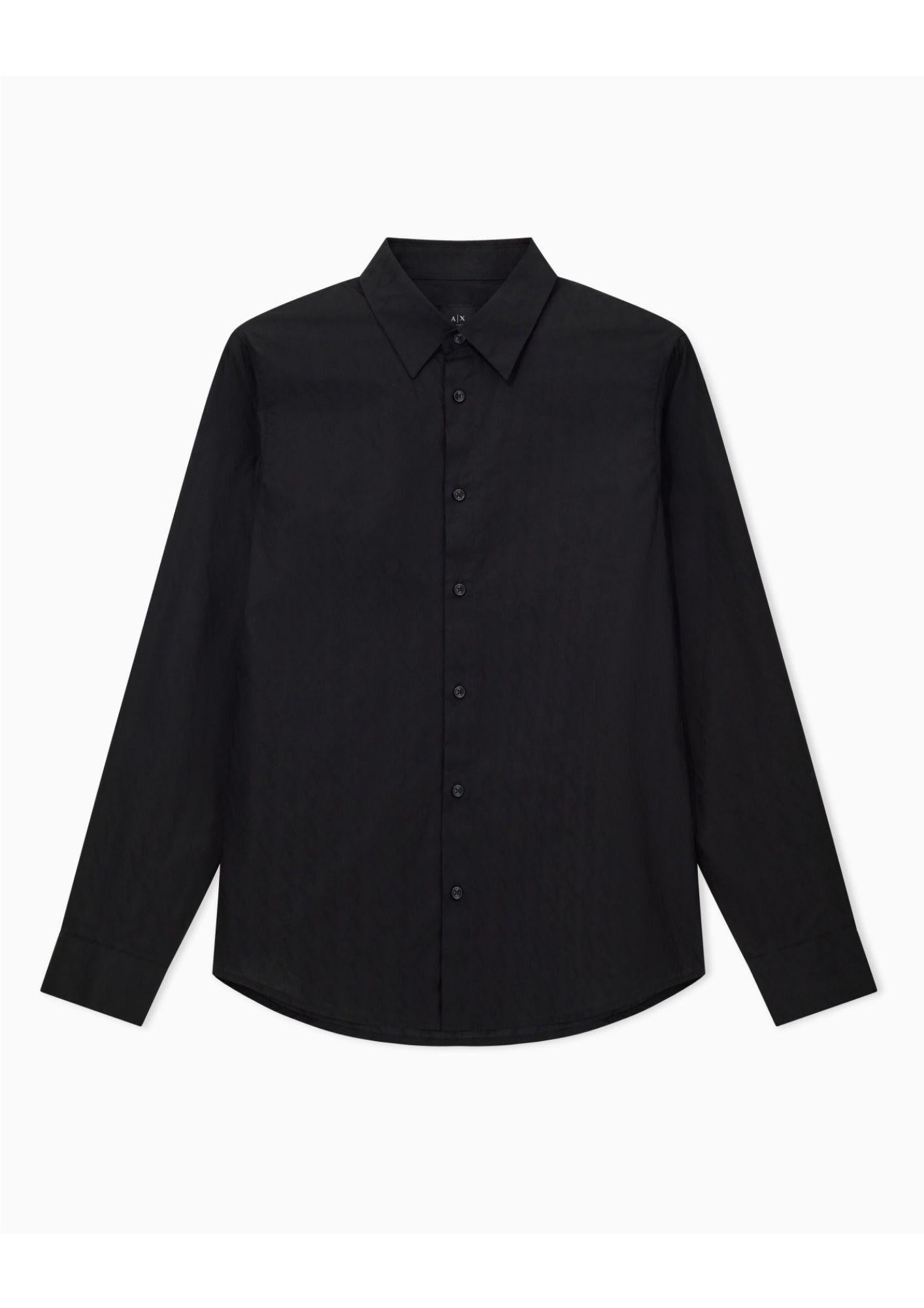 Armani Exchange Camicia Uomo Nera XM001587 AF16631 UC001 ARMANI EXCHANGE
