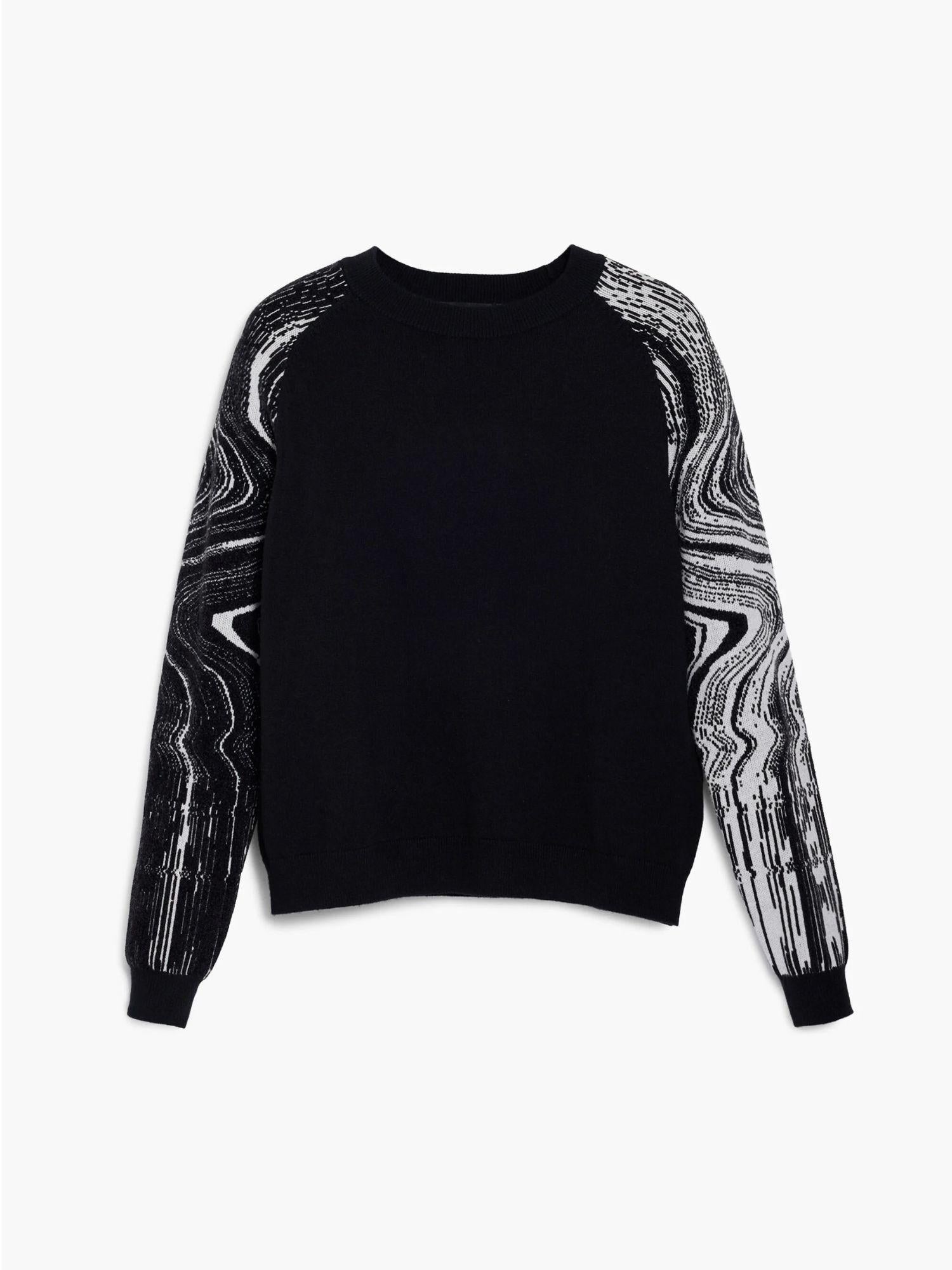 Desigual Maglione a maniche marmorizzate Donna Nero 25WWJF28 2000 DESIGUAL