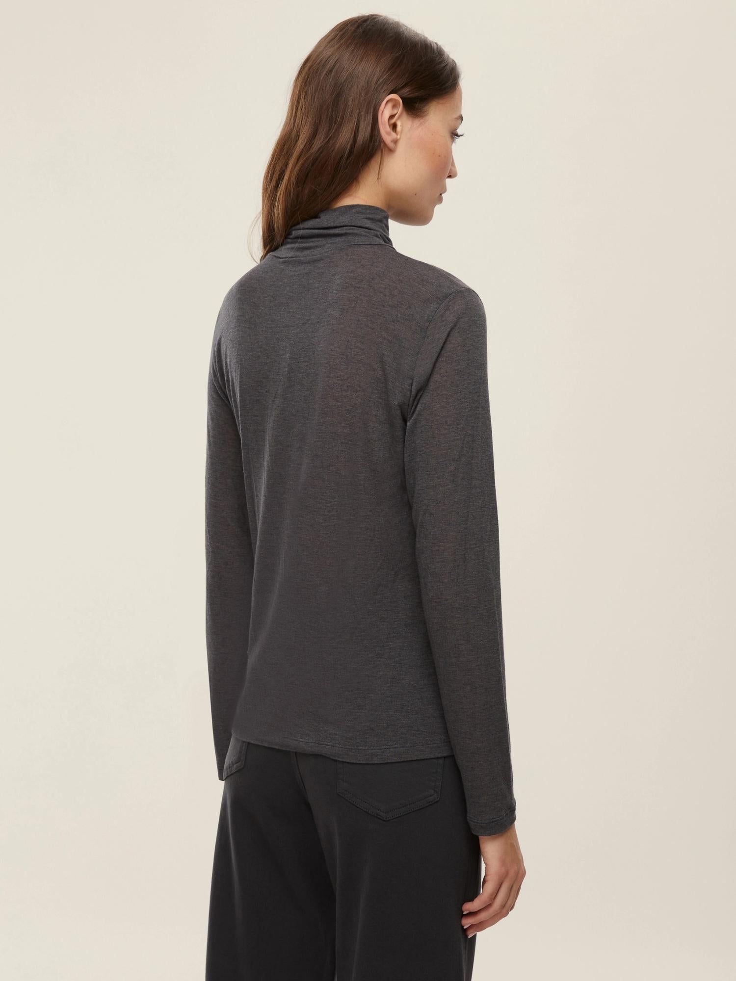 Emme Marella Dolcevita Donna in misto cashmere Ruggito Grigio scuro 2525946041200 003 EMME MARELLA