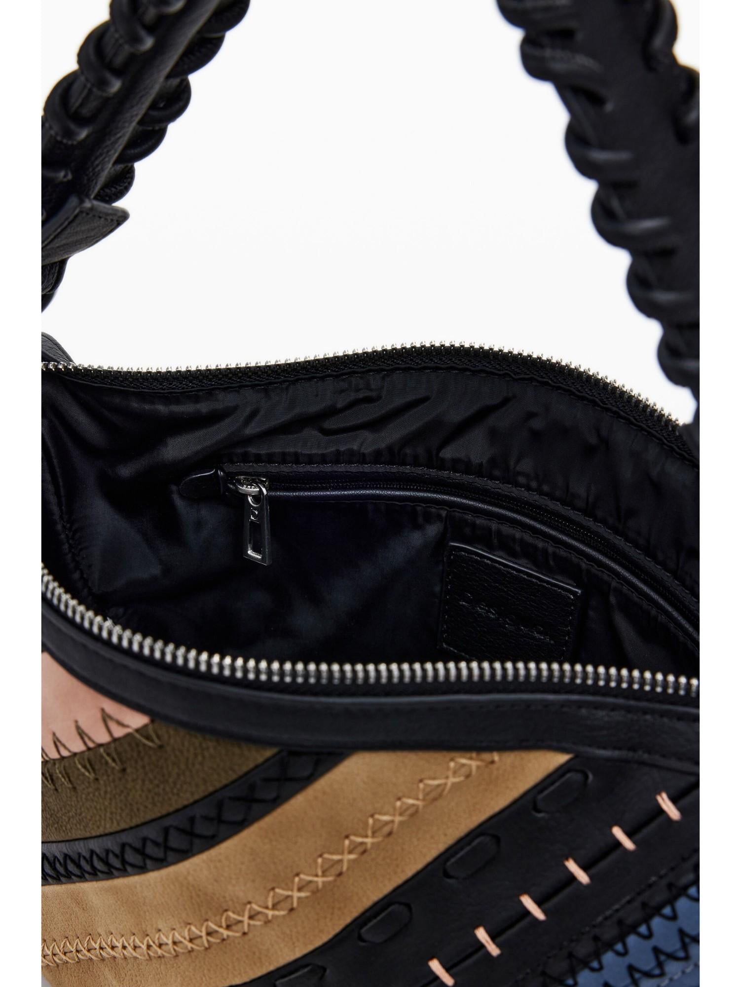 Desigual Borsa a spalla patchwork media Donna Marrone 25WAXP78 6000 DESIGUAL