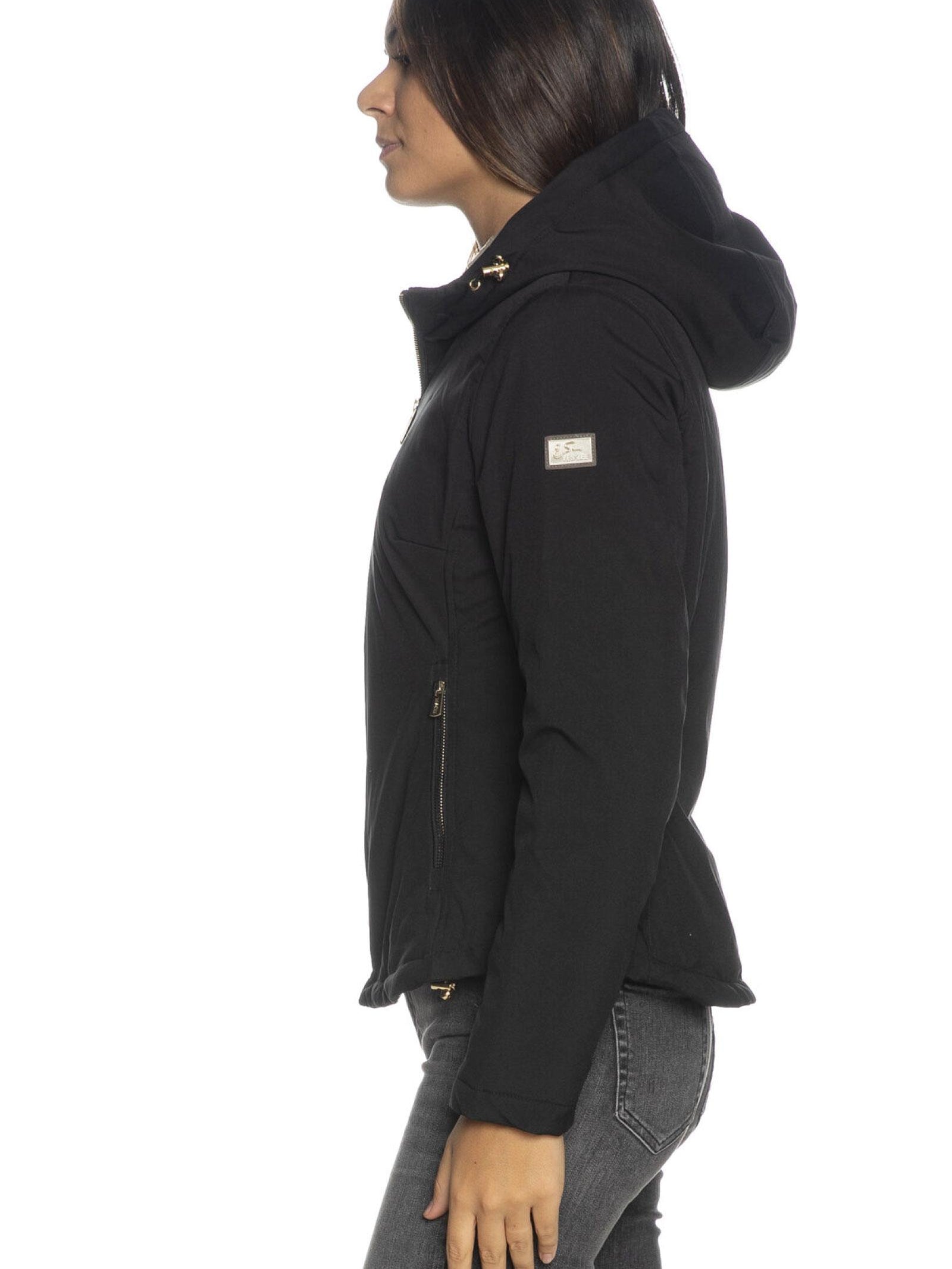 Yes Zee Giacca Invernale Donna Nero J028 M200 0801 YES ZEE