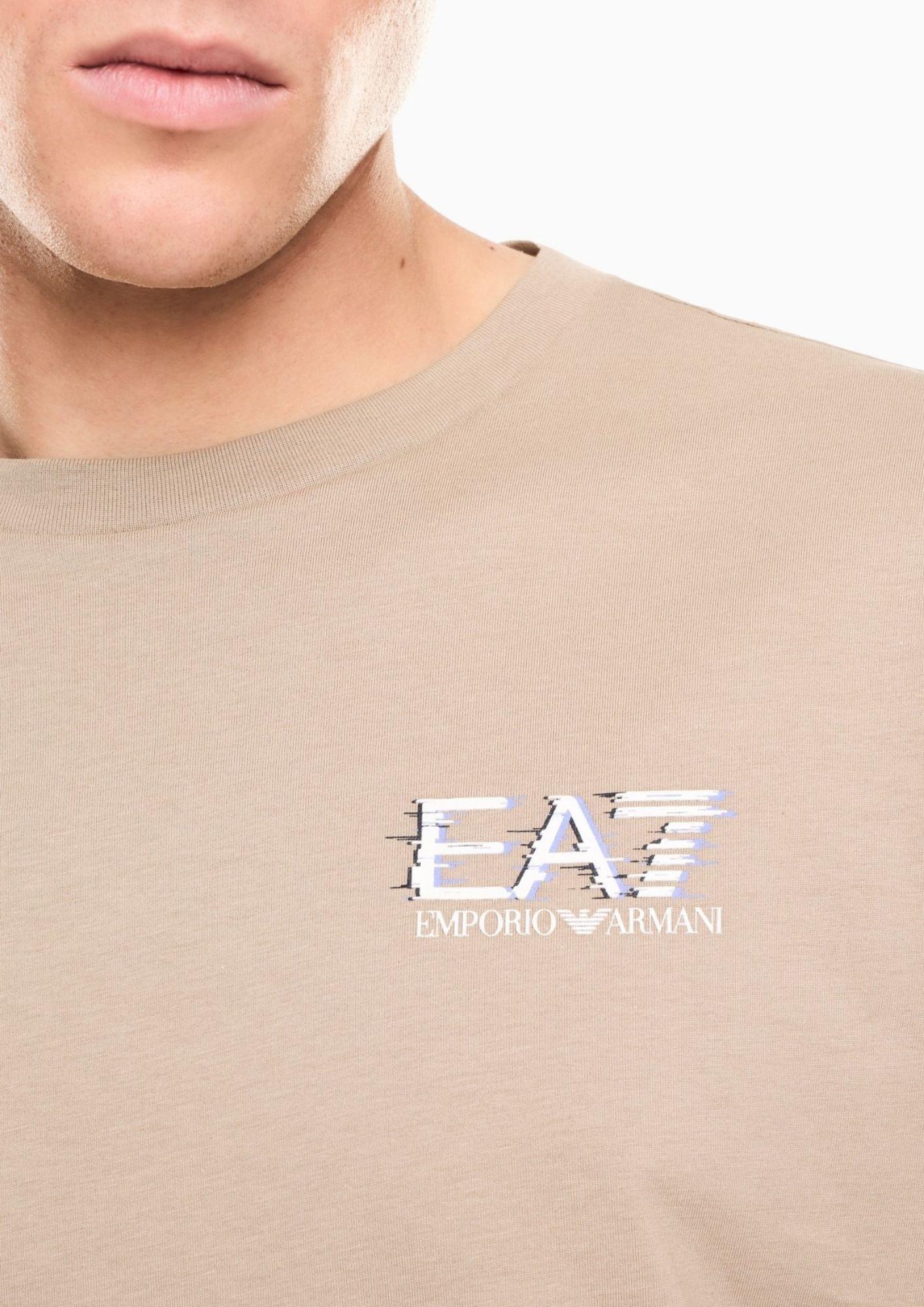EA7 Emporio Armani T-Shirt Uomo Beige 7M001327 AF17789 U6167 EA7 EMPORIO ARMANI