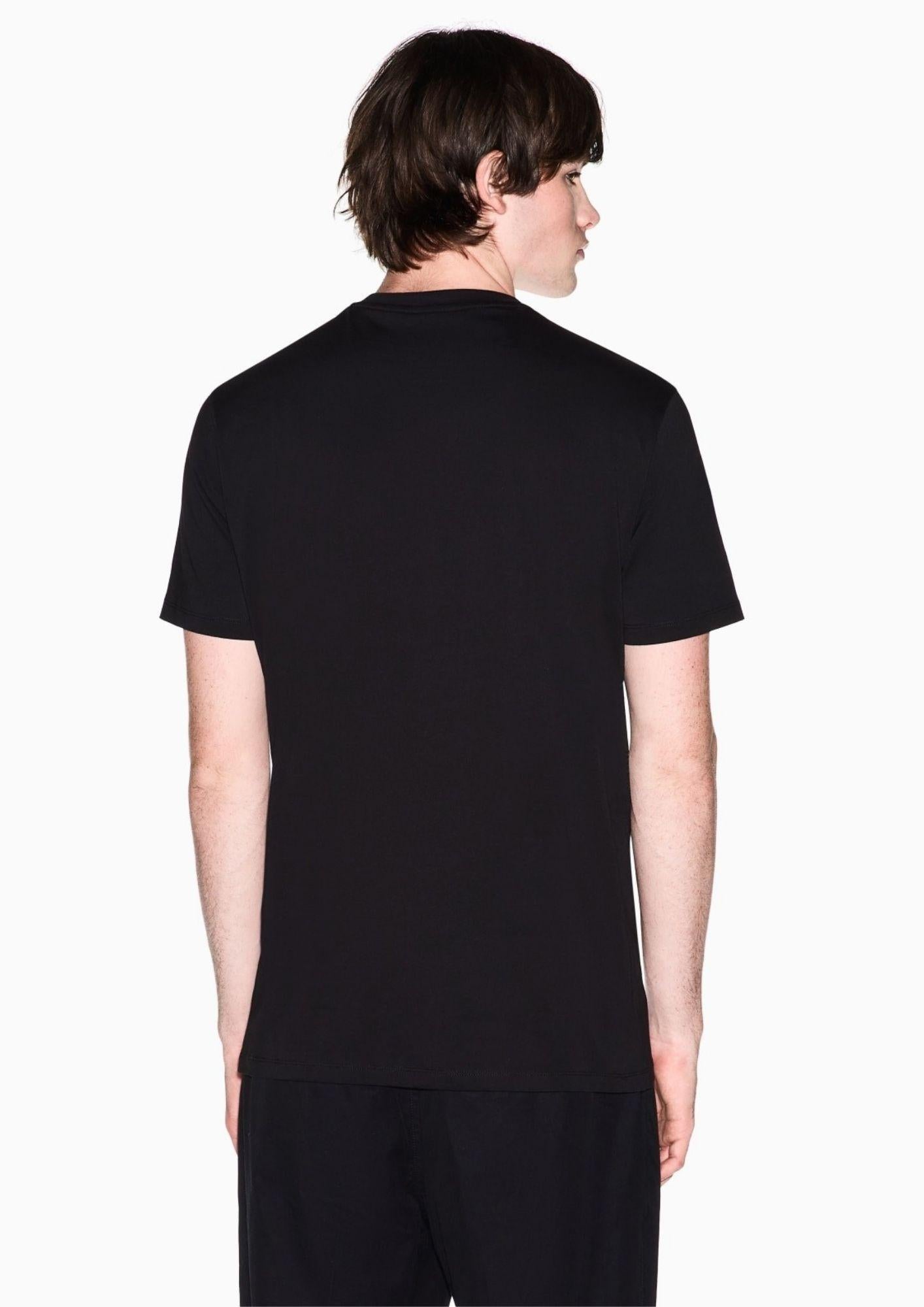 Armani Exchange T-Shirt Uomo Nera XM002450 AF10356 UC001 ARMANI EXCHANGE