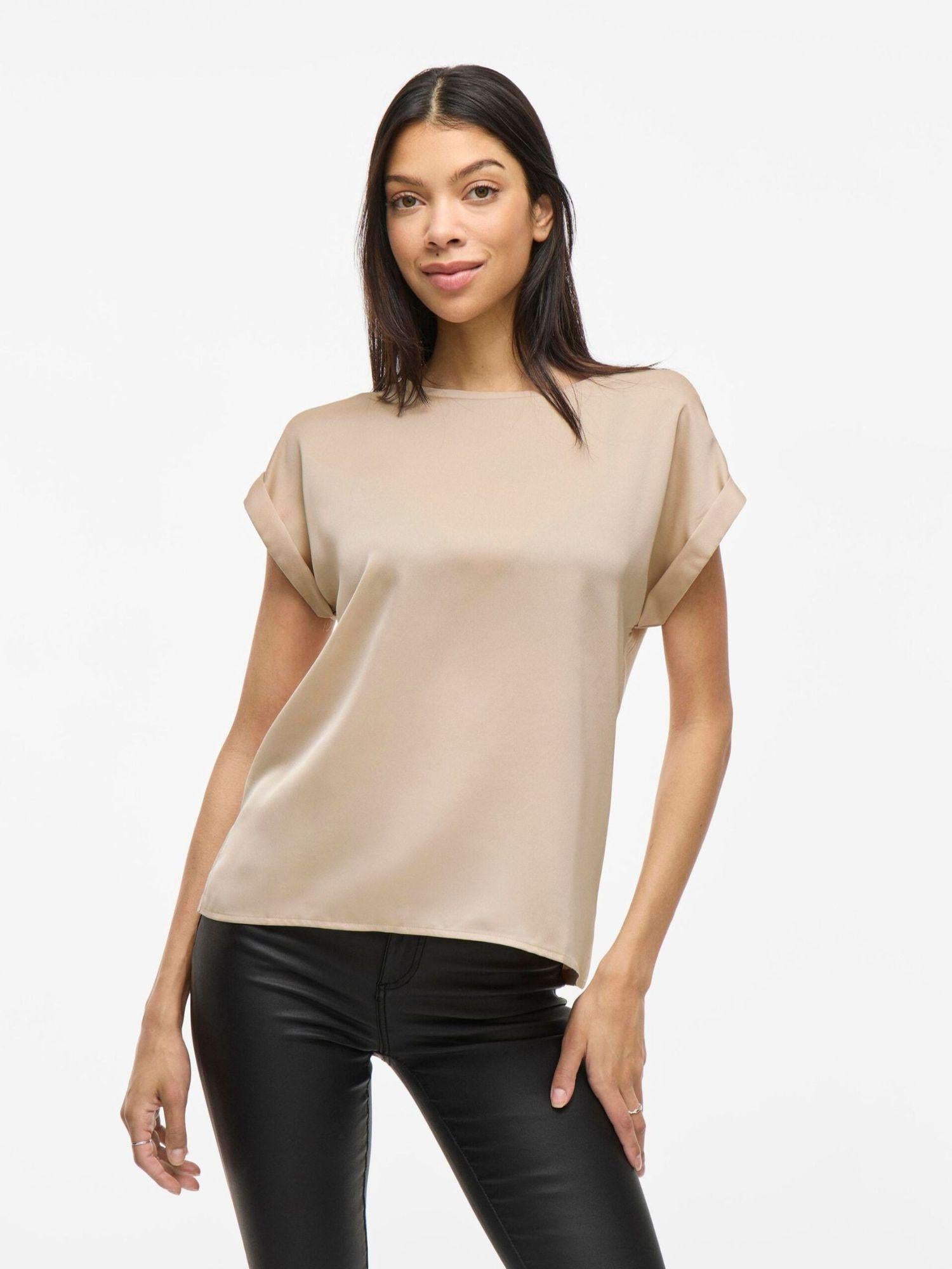 Vila Top Donna Cement Viellette 14059563 Cement VILA