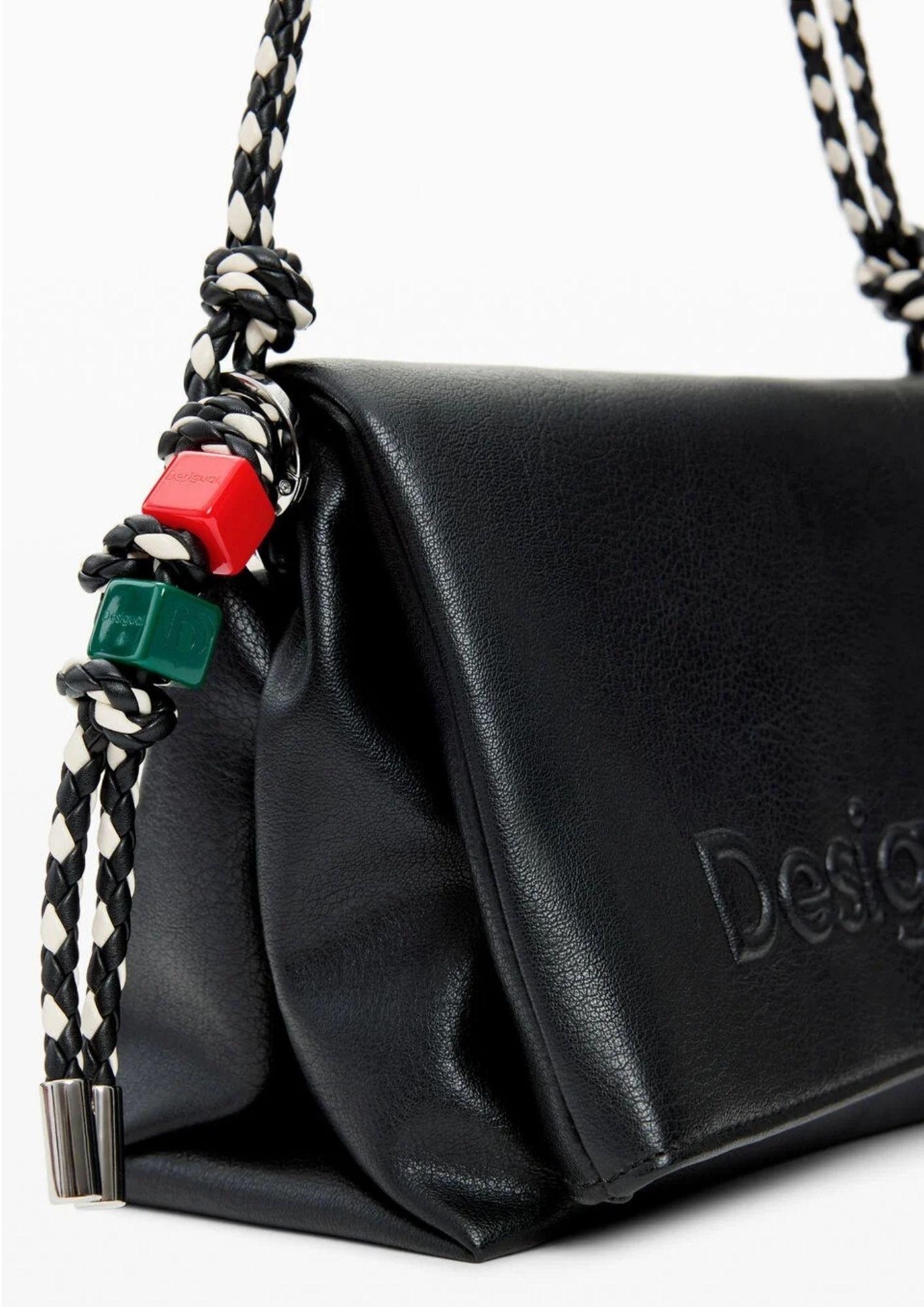 Desigual Borsa Donna Bag Half Logo Venecia 4.0 Black Nera 26SAXP61 2000 DESIGUAL