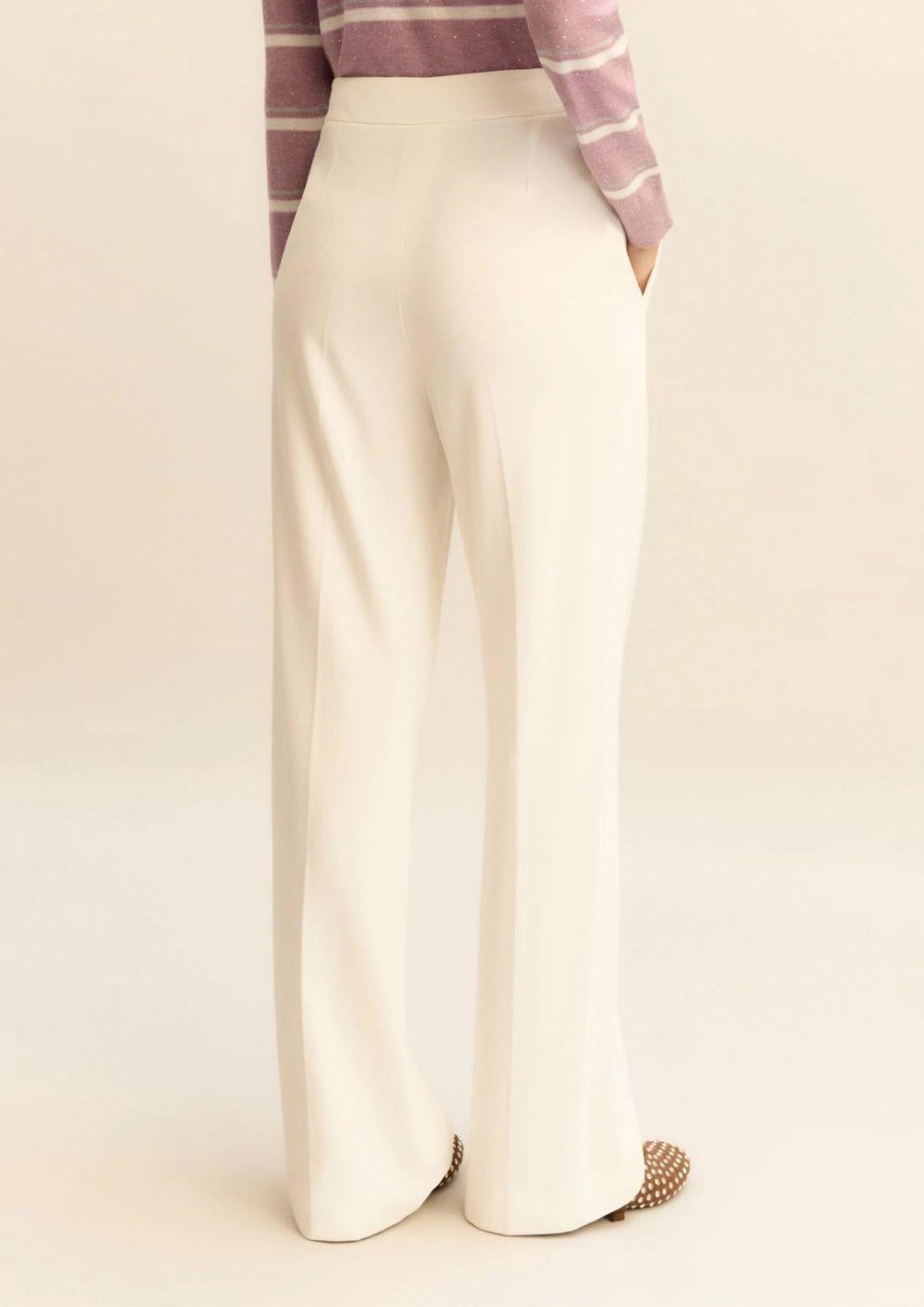 Emme Marella Pantalone Donna Emmpalace Bianco 2615781031200 001 EMME MARELLA