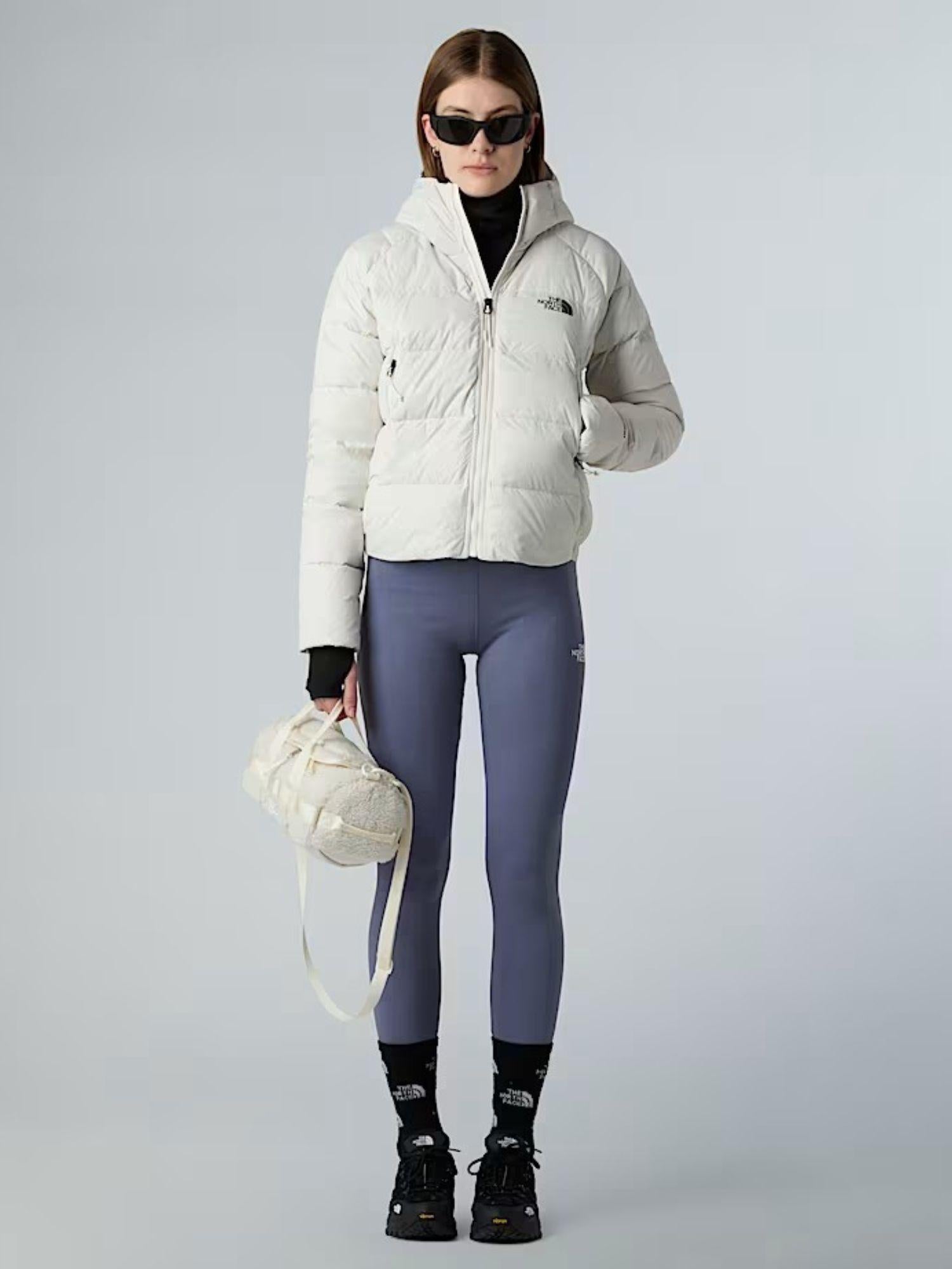 The North Face Giacca in Piumino con Cappuccio Donna Hyalite White Dune NF0A8E75 QLI THE NORTH FACE