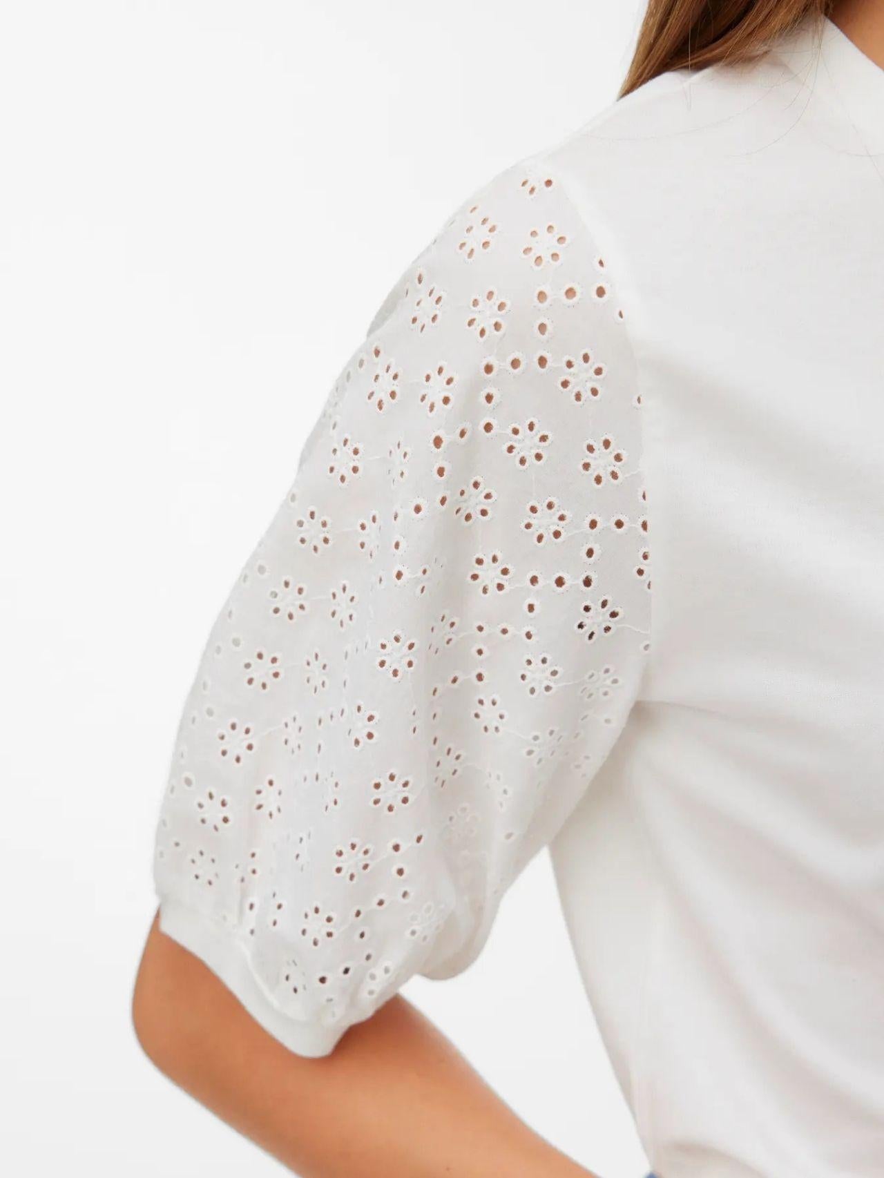 Vero Moda Top Donna Janni Bianco 10340706 Snow White VERO MODA