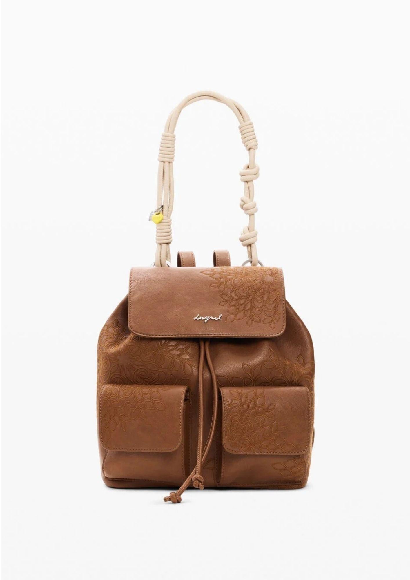 Desigual Zaino Donna Backcromo Sumy Mini Marrone 26SAKP29 6006 DESIGUAL