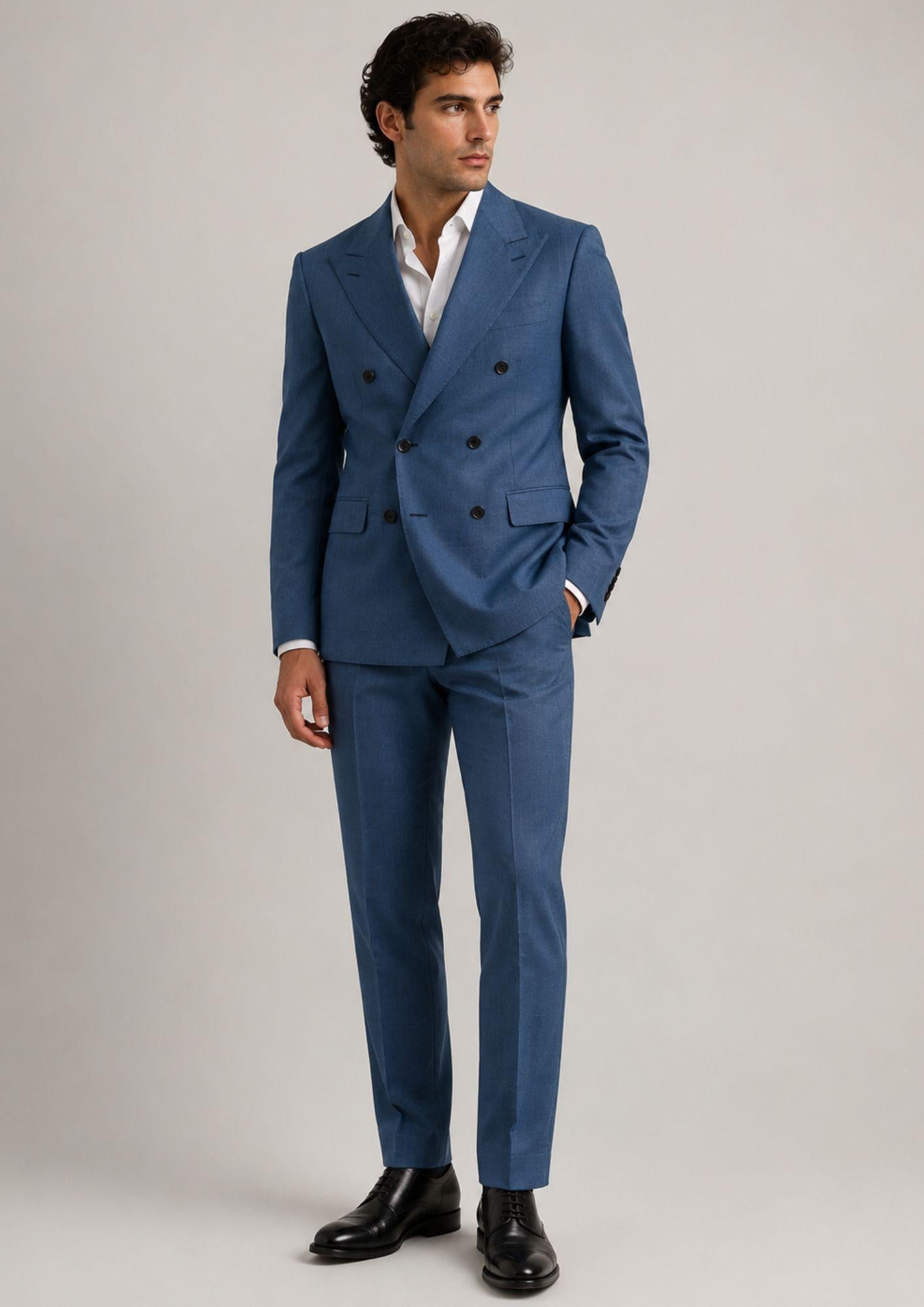 Sergio Cipriani Abito Uomo Azzurro Polvere DB100-141 BLU SERGIO CIPRIANI