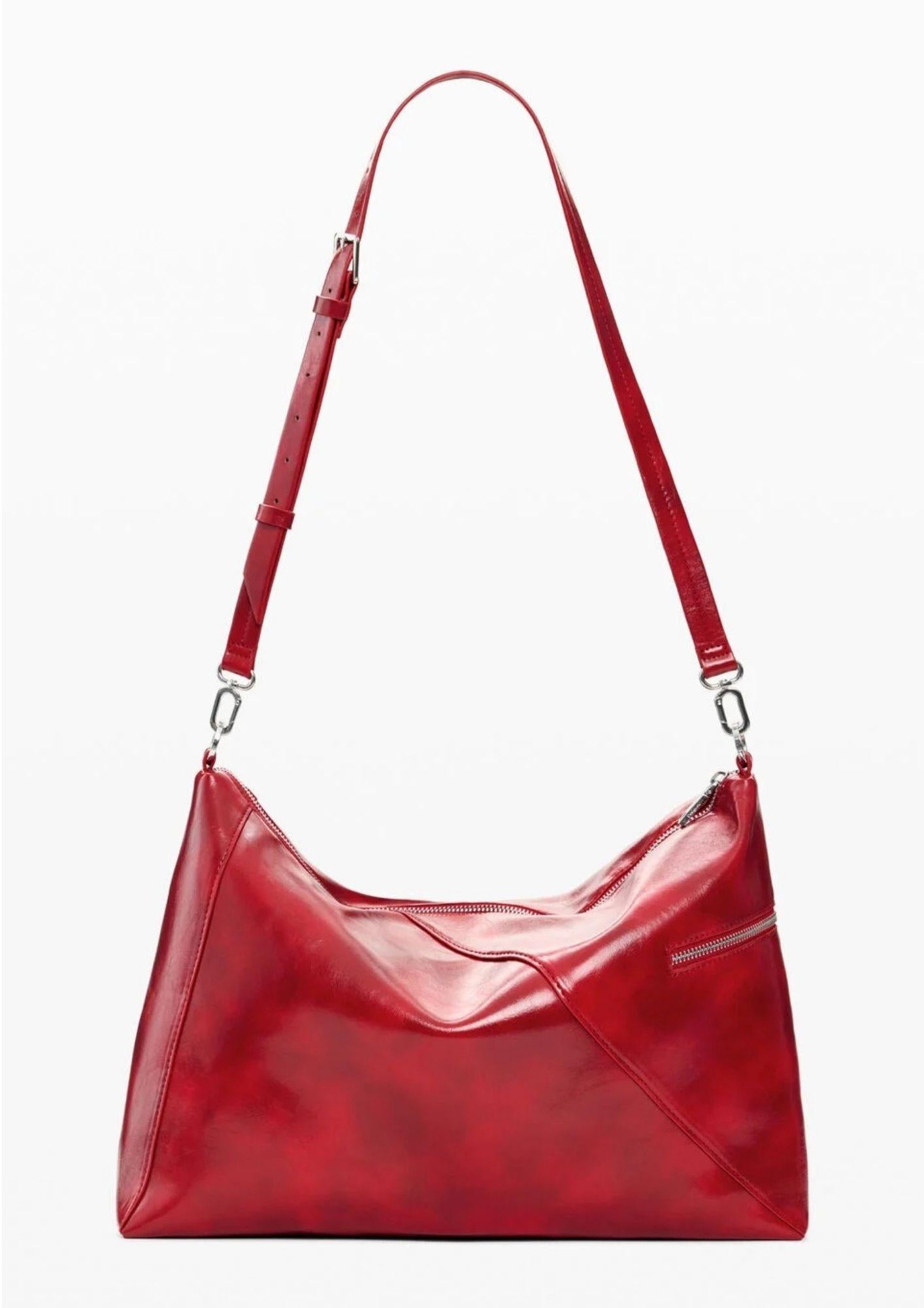 Desigual Borsa Donna Bag Half Logo Leiria 2.0 Rossa 26SAXPA8 3000 DESIGUAL