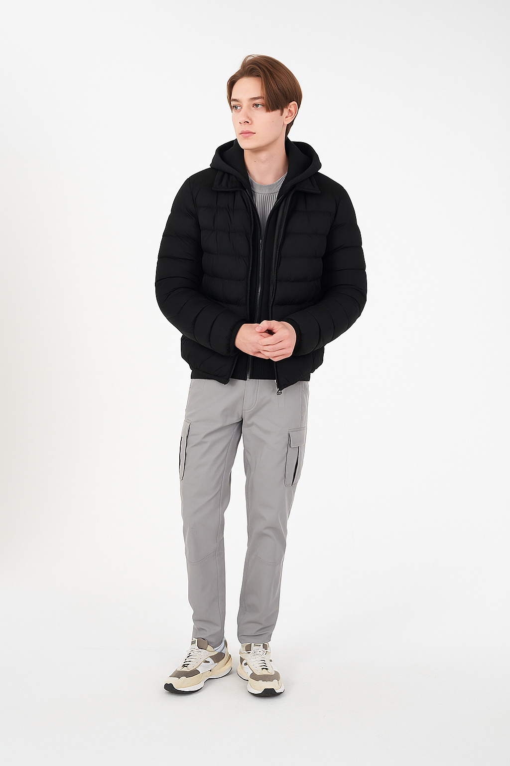 Yes Zee Giubbino Uomo Nero J838 QG00 0801 YES ZEE