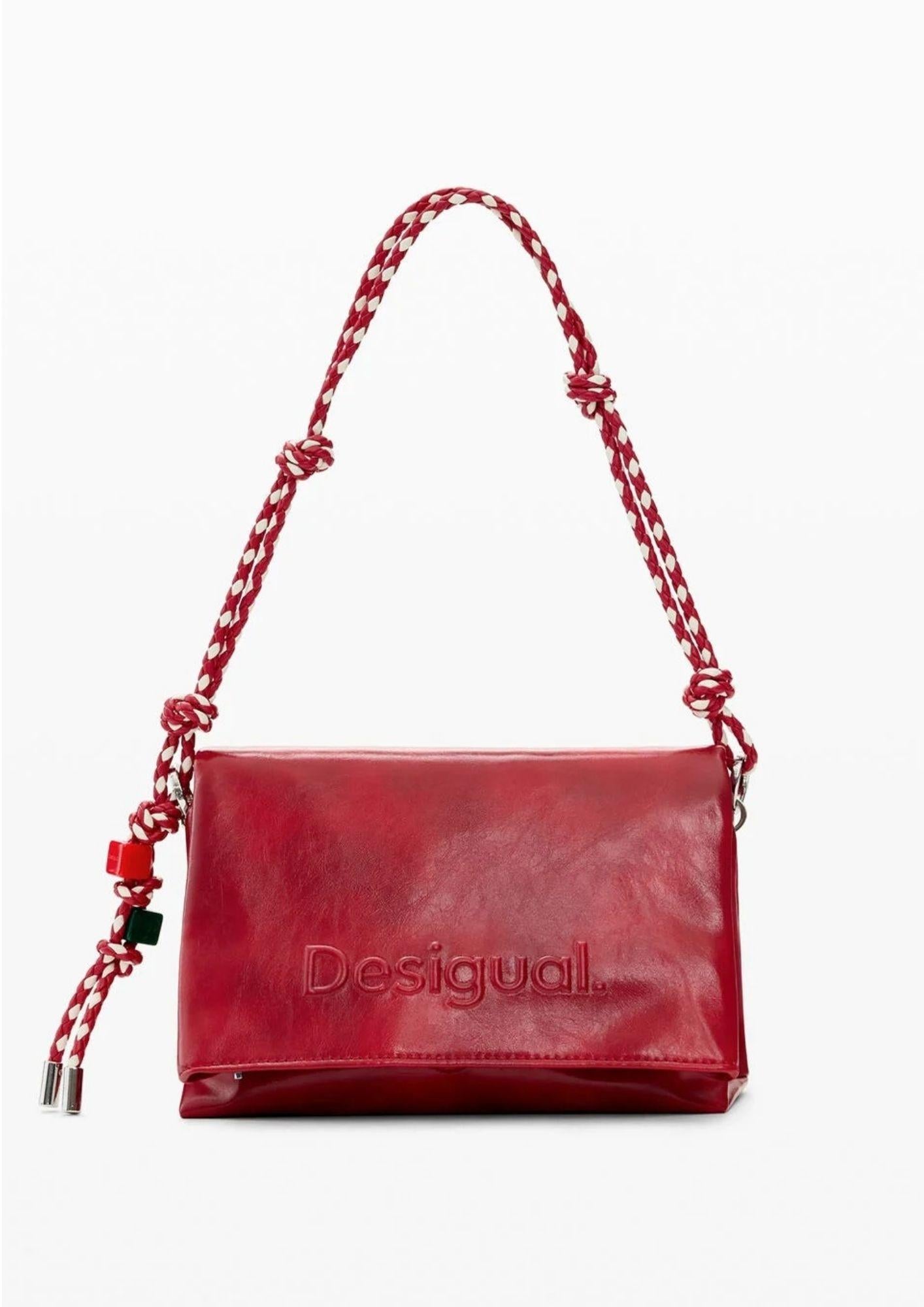 Desigual Borsa Donna Bag Half Logo Venecia 4.0 Rossa 26SAXPAA 3000 DESIGUAL