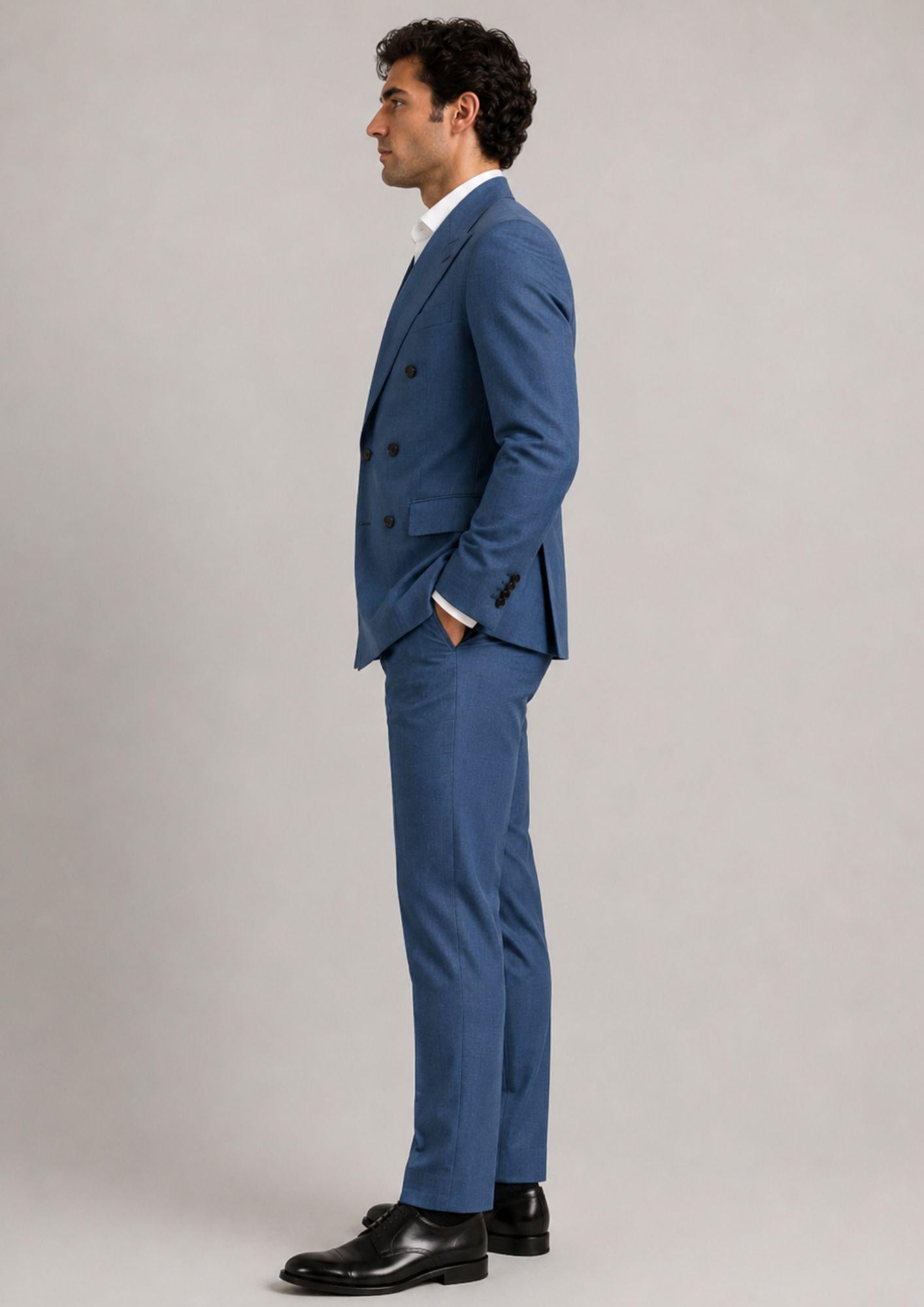 Sergio Cipriani Abito Uomo Azzurro Polvere DB100-141 BLU SERGIO CIPRIANI