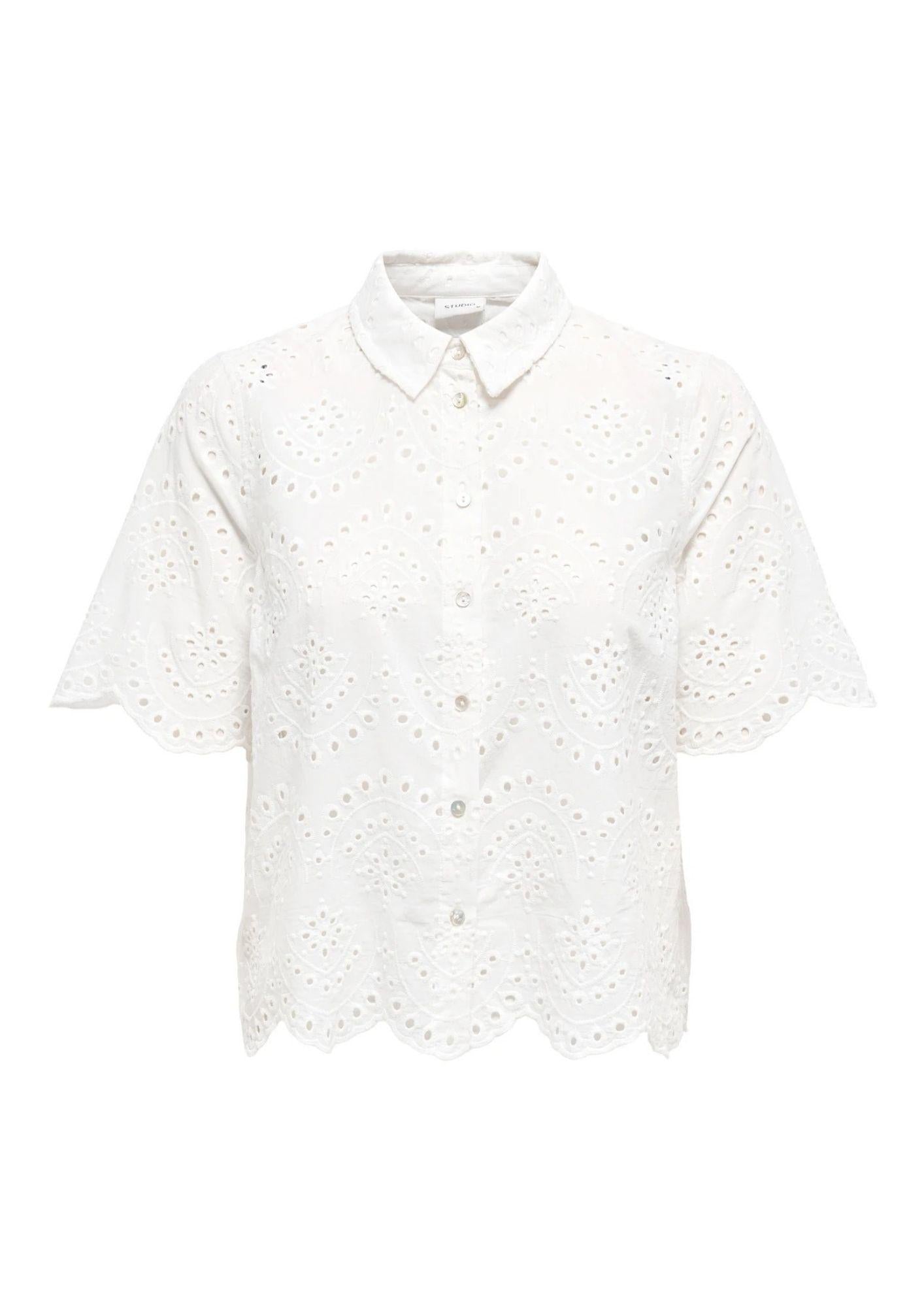 Only Camicia Donna Valais Bianco 15351106 Cloud Dancer ONLY