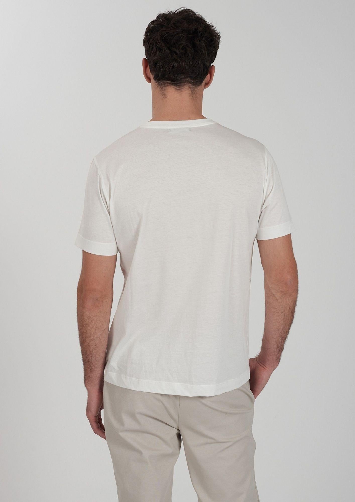 Yes Zee T-Shirt Uomo Bianco Girocollo T722 TL00 0107 YES ZEE