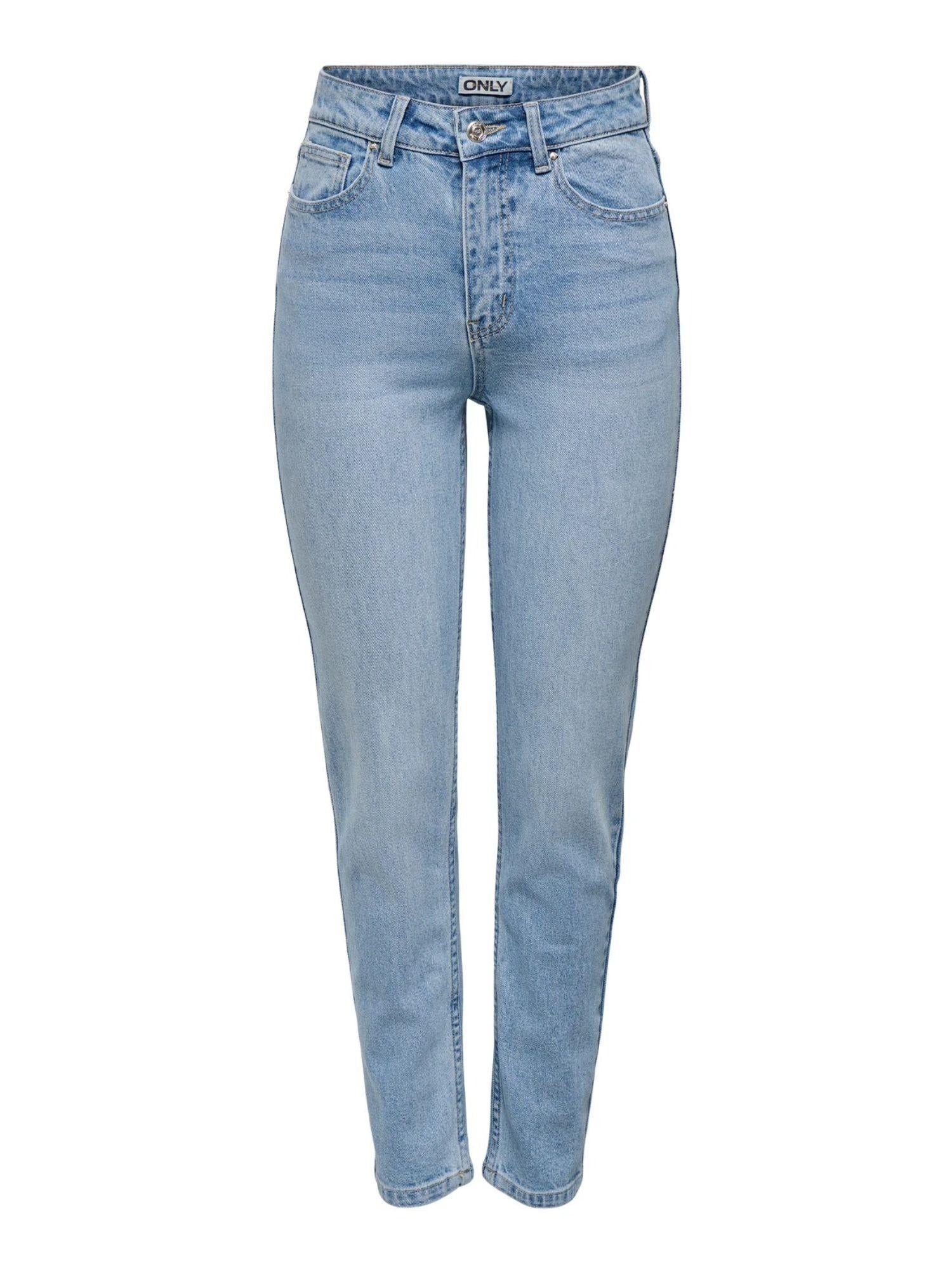 Only Jeans Donna Light Blue Straight Fit Onlemily 15361608 Light Blue Denim ONLY