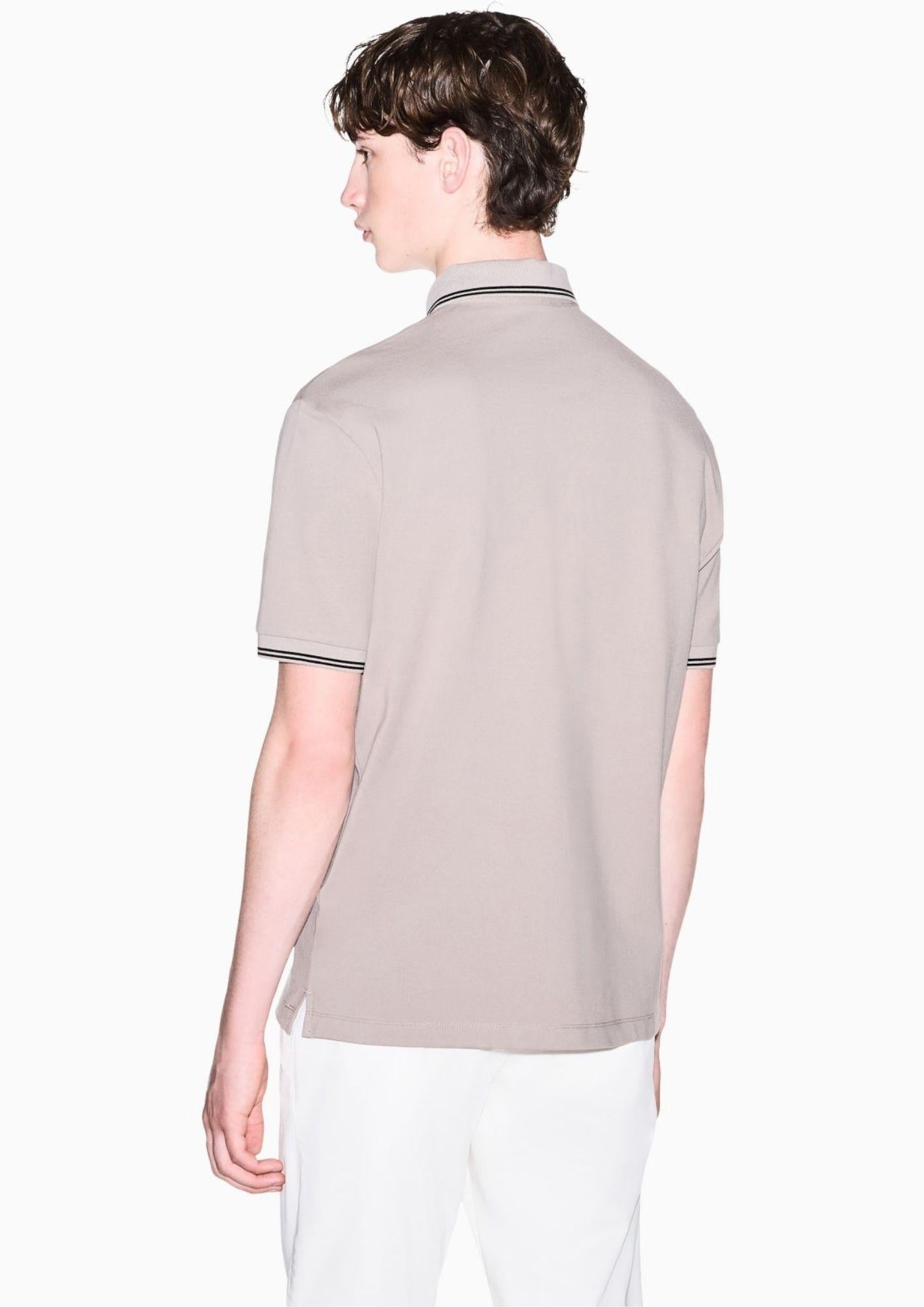 Armani Exchange Polo Uomo Beige XM001287 AF17321 U6107 ARMANI EXCHANGE