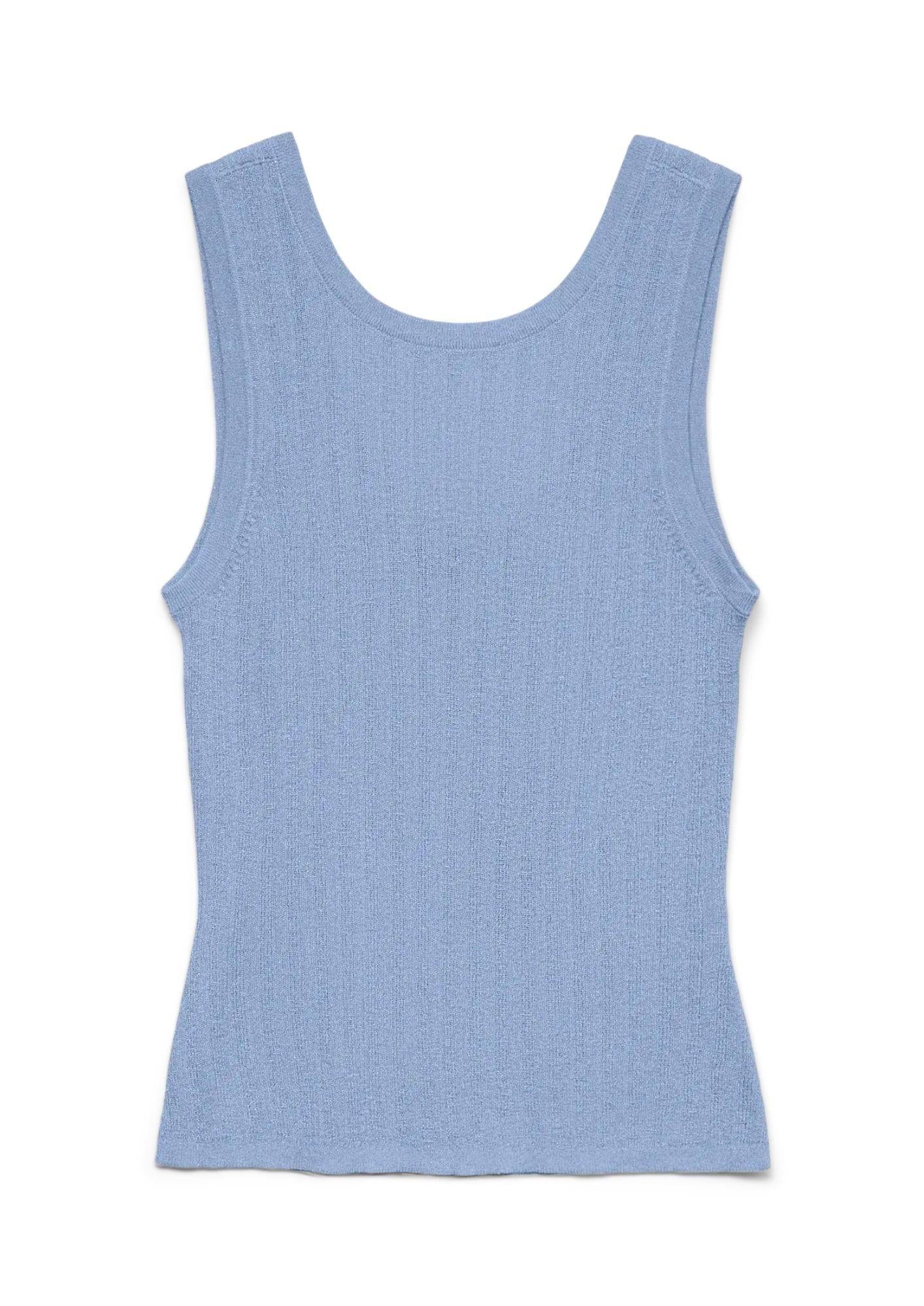Vero Moda Top Donna Secret Blu Brunnera 10342597 Brunnera Blue VERO MODA
