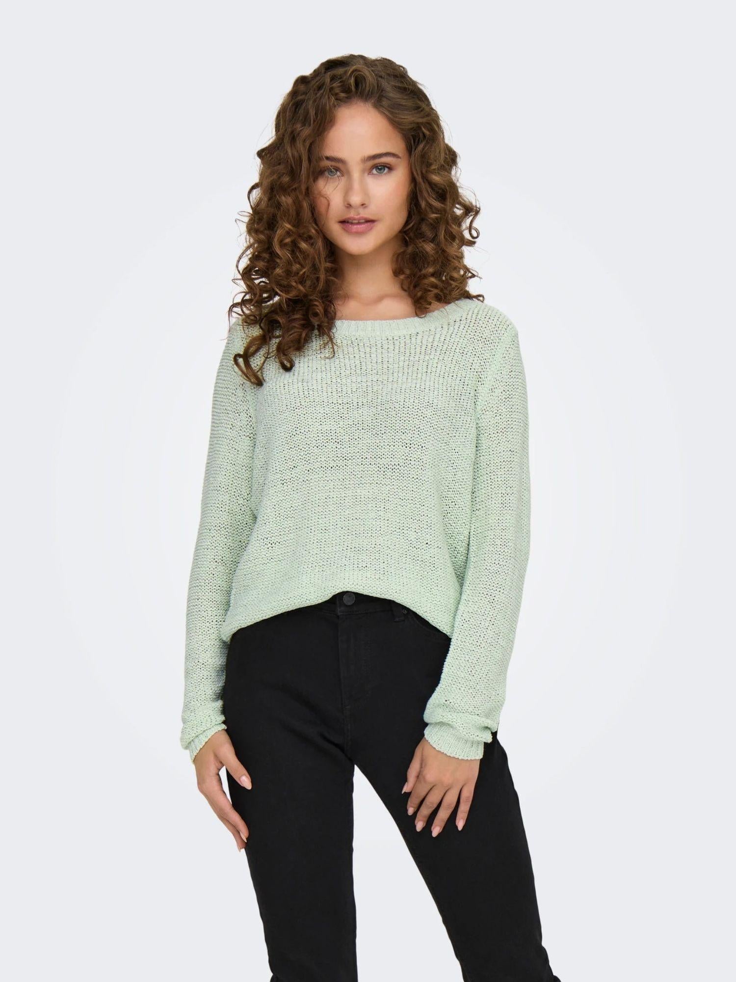 Only Maglia Donna Subtle Green Onlgeena 15113356 Subtle Green ONLY
