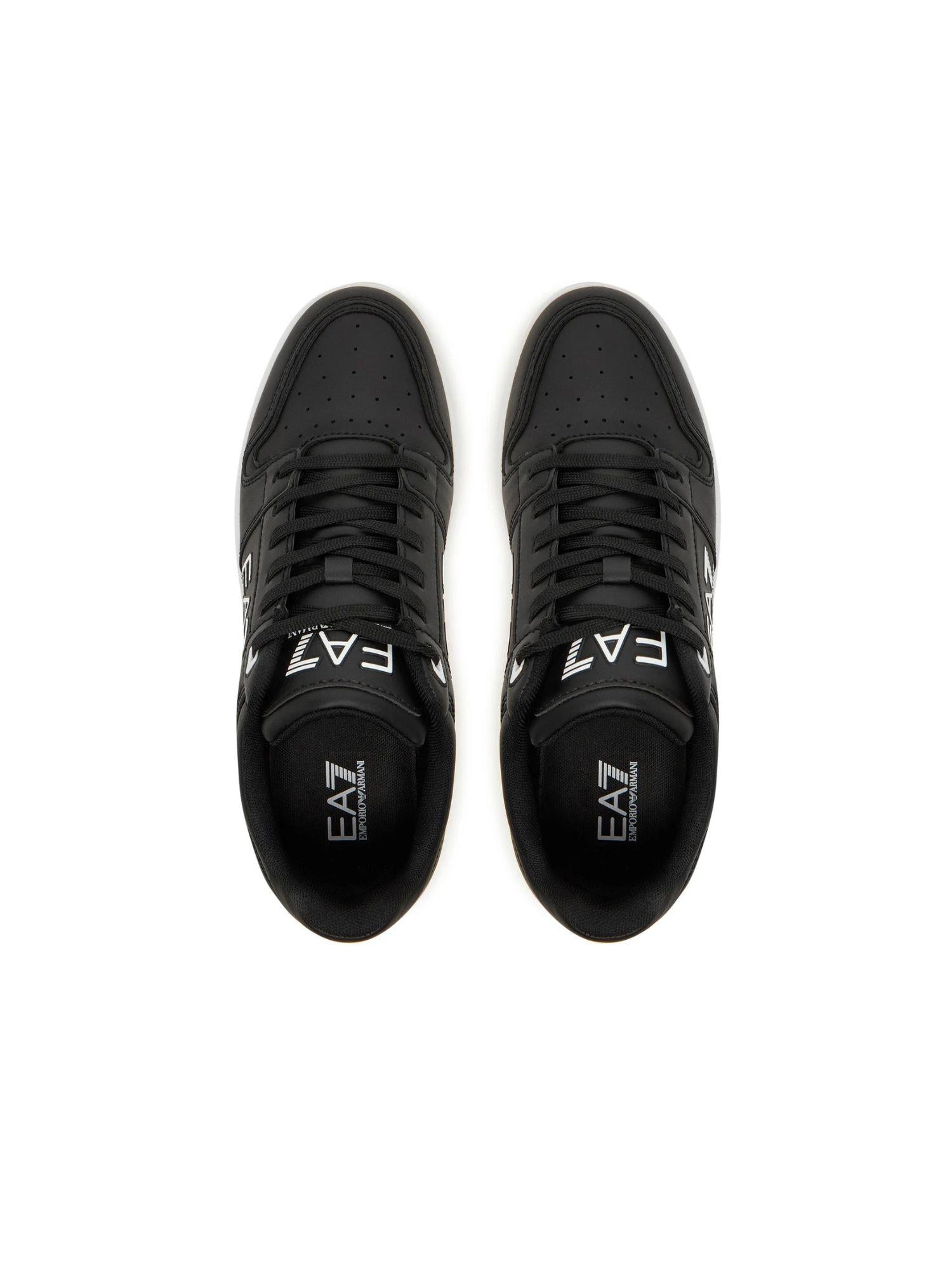 EA7 Emporio Armani Sneakers Uomo Slasher Nero Bianco 7X000345 AF11988 MC113 EA7 EMPORIO ARMANI